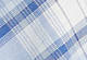 Deshawn Plaid Niagra Mist - Azul - Camisa Classic Western de corte estándar