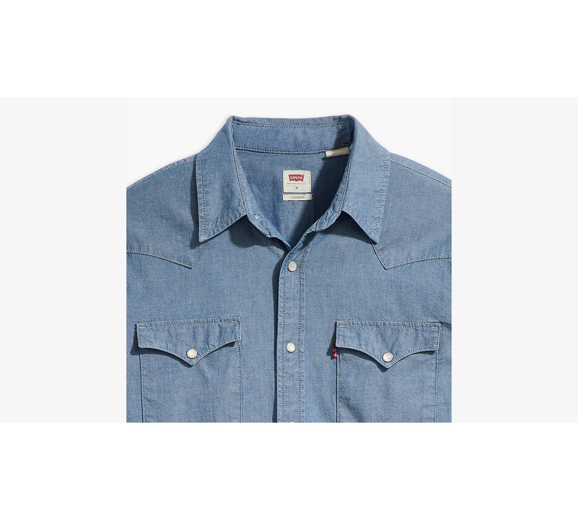 Classic Standard Fit Western Shirt - Blue | Levi's® GB