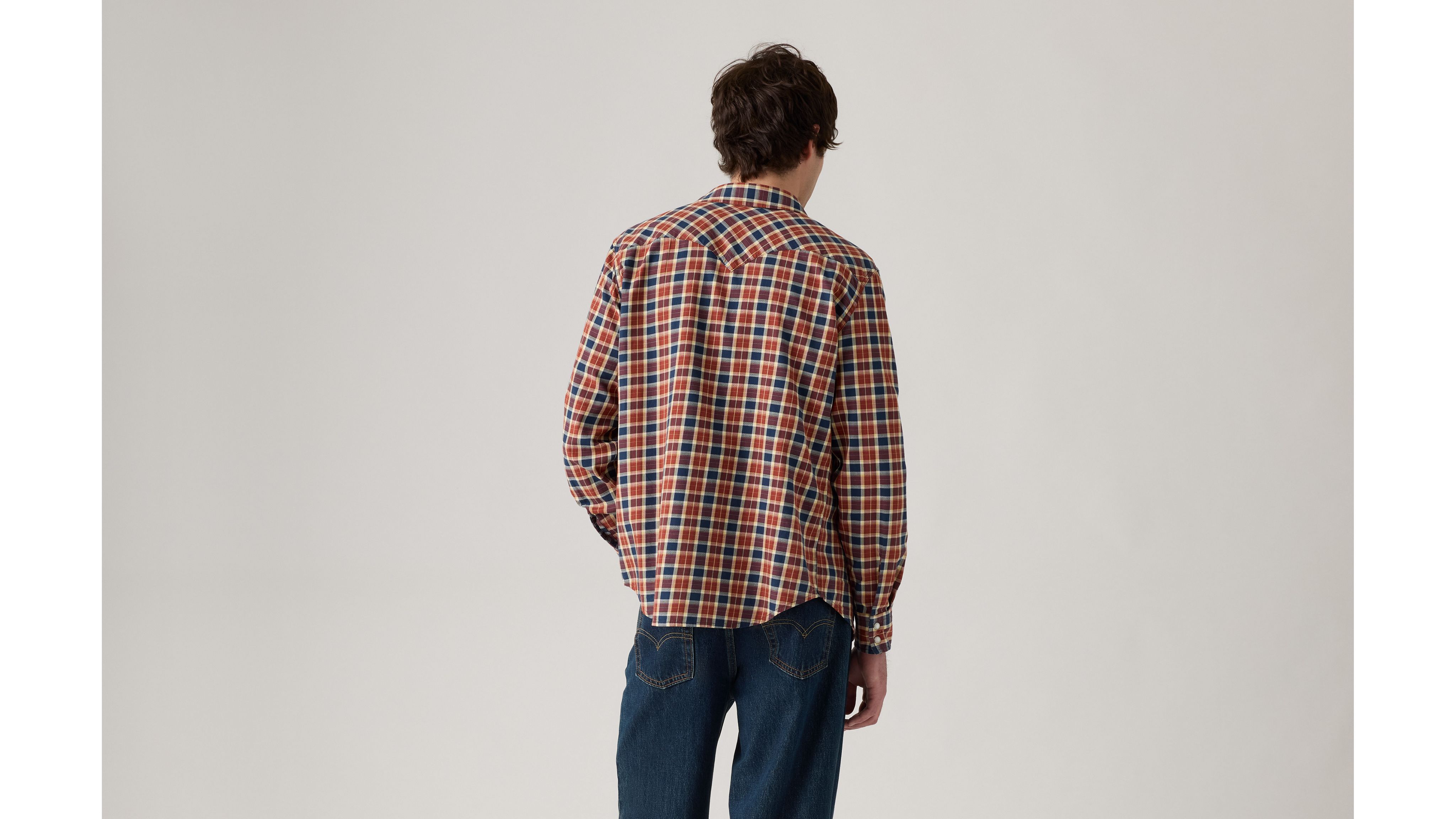Levi's Classic Standard Fit Western Shirt Chambray In Multi