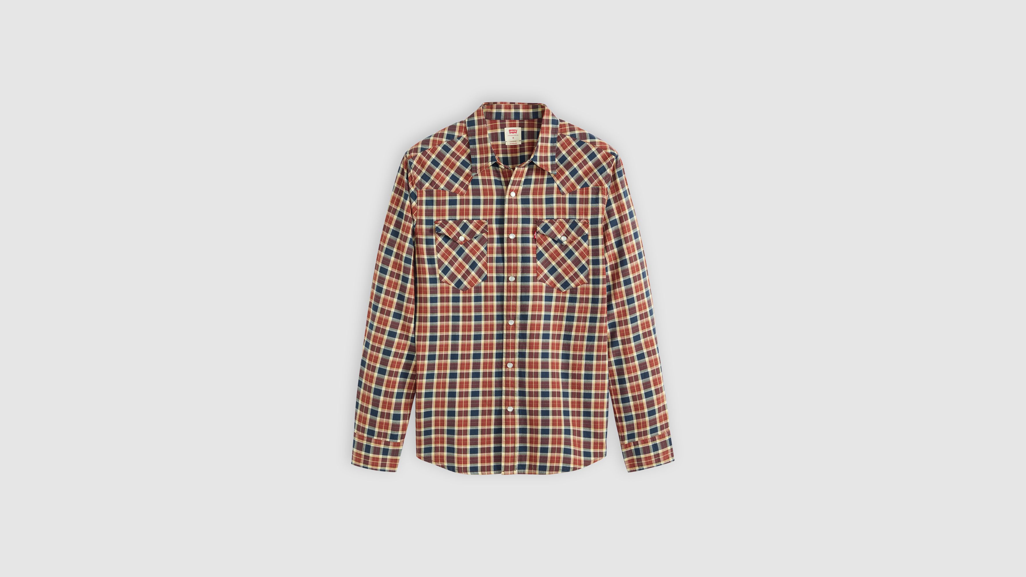Levi's Classic Standard Fit Western Shirt Chambray In Multi