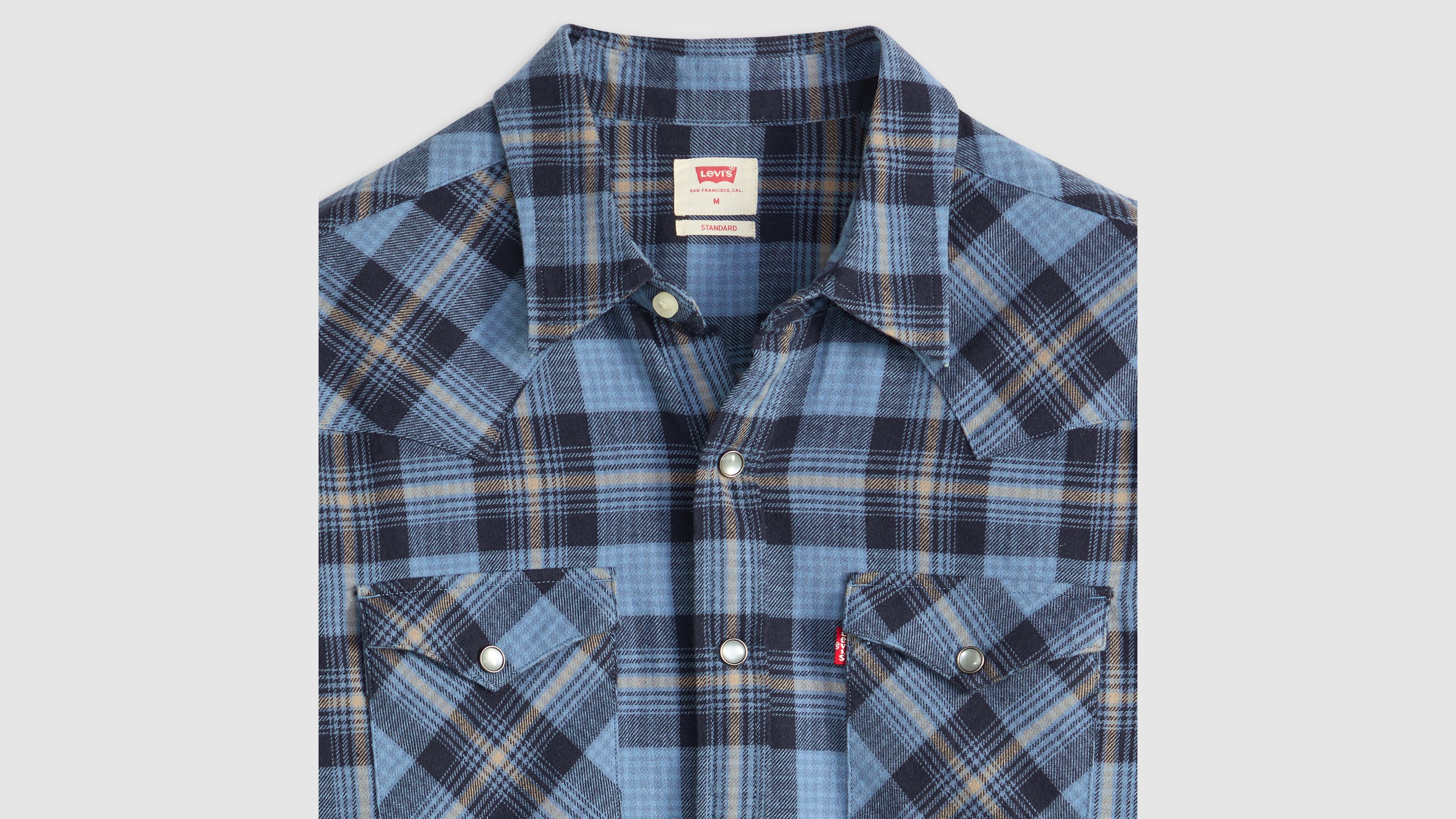 Classic Standard Fit Western Flannel Shirt