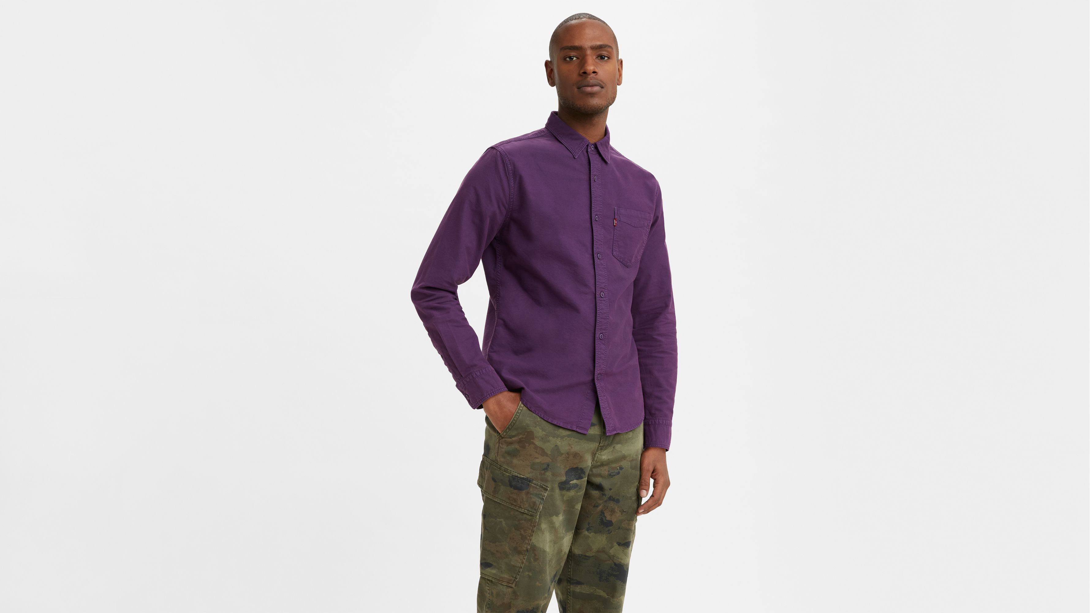 Sunset One Pocket Button-Up Shirt 1