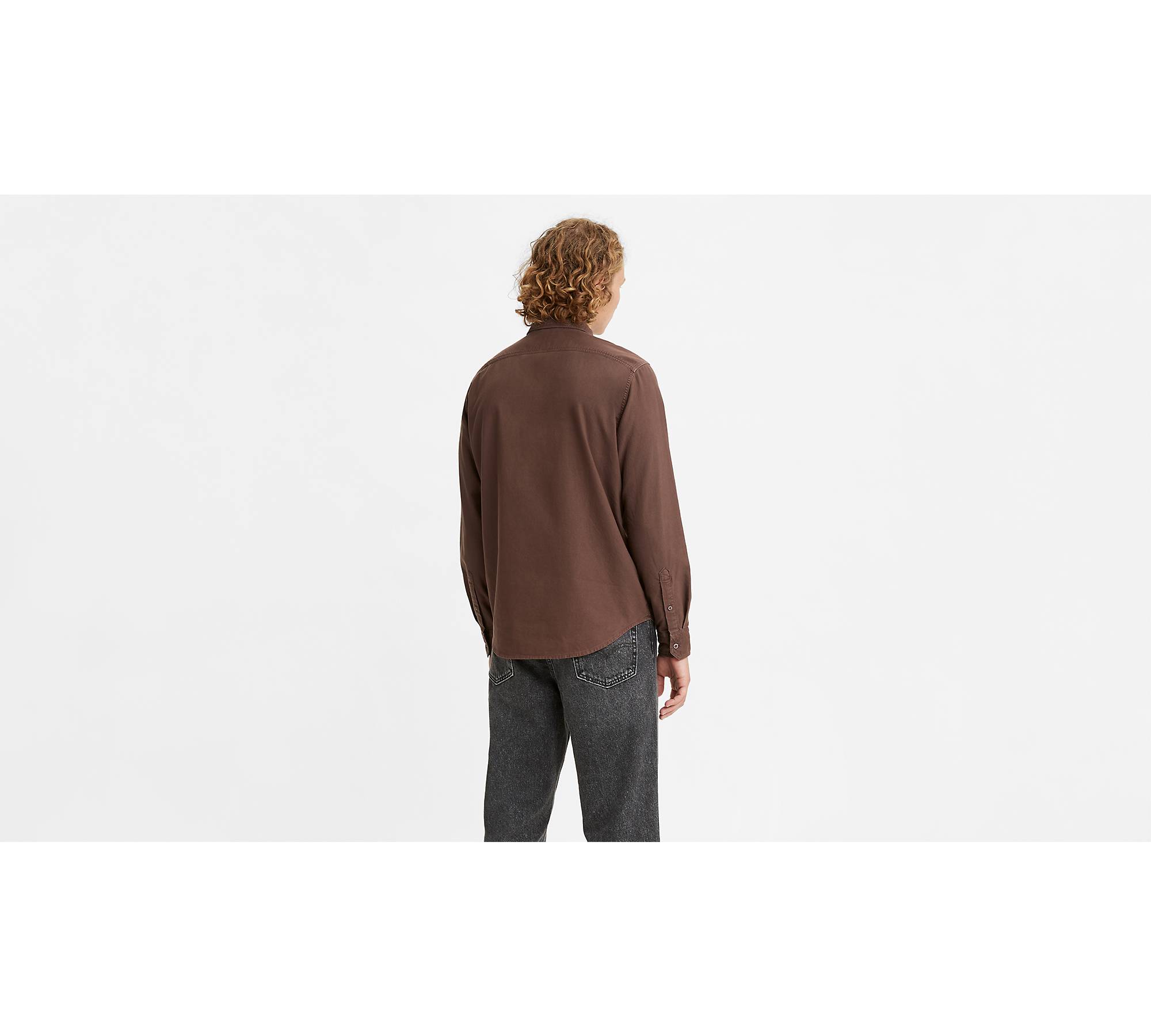 Sunset One Pocket Long Sleeve Button-up Shirt - Brown | Levi's® US