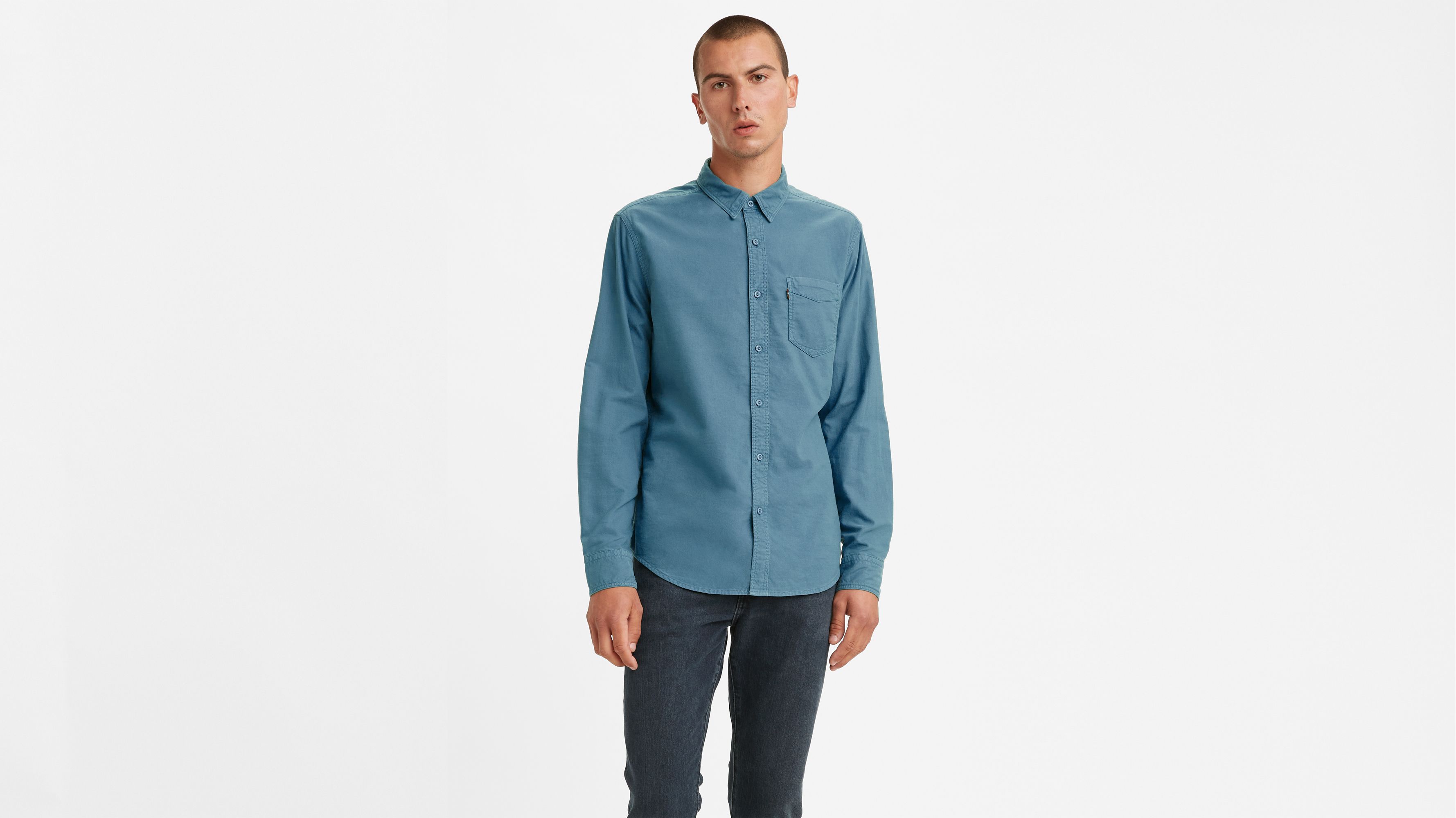 Chemise Vintage Levi's LVC à Rayures - Taille M, Neuf Avec étiquettes, Pop-over, Fabriquée En Turquie