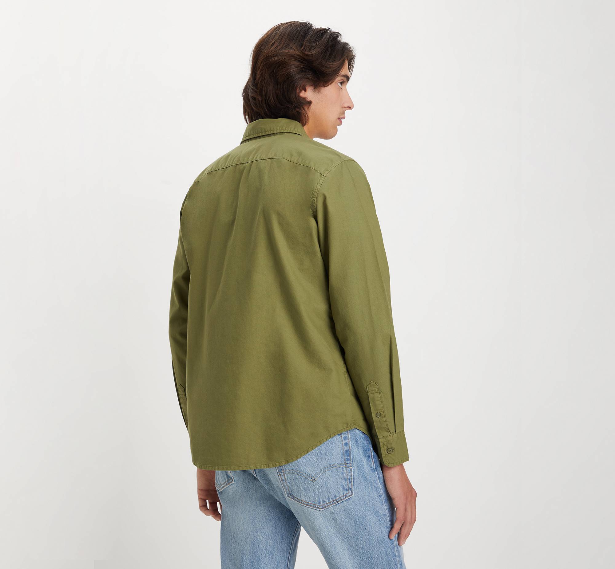 Sunset 1 Pocket Standard Shirt - Green | Levi's® IS