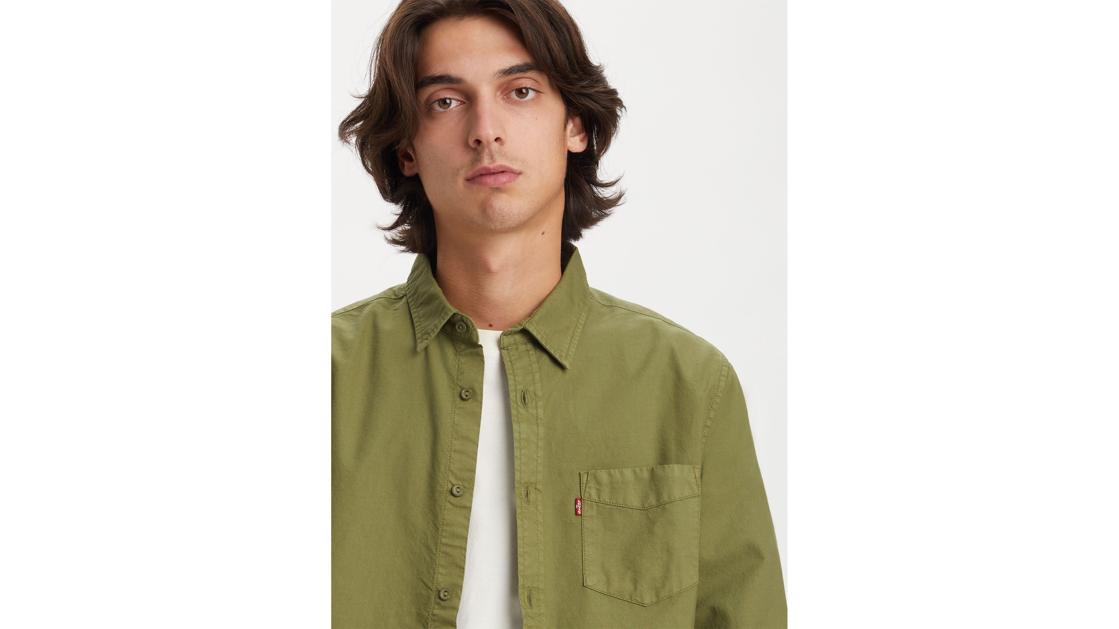 Levis sunset shop pocket shirt