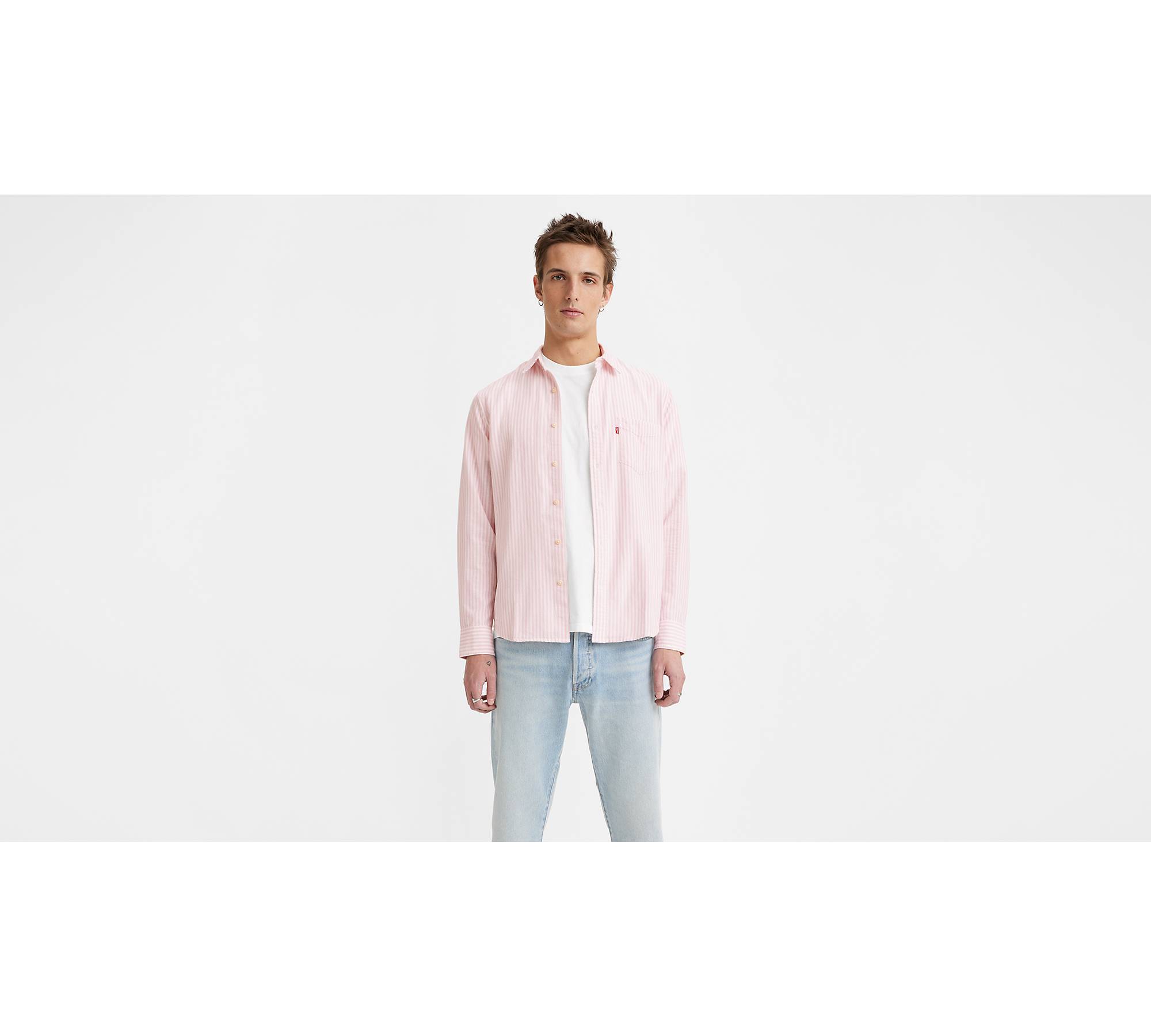 Sunset One Pocket Button-up Shirt - Pink | Levi's® US
