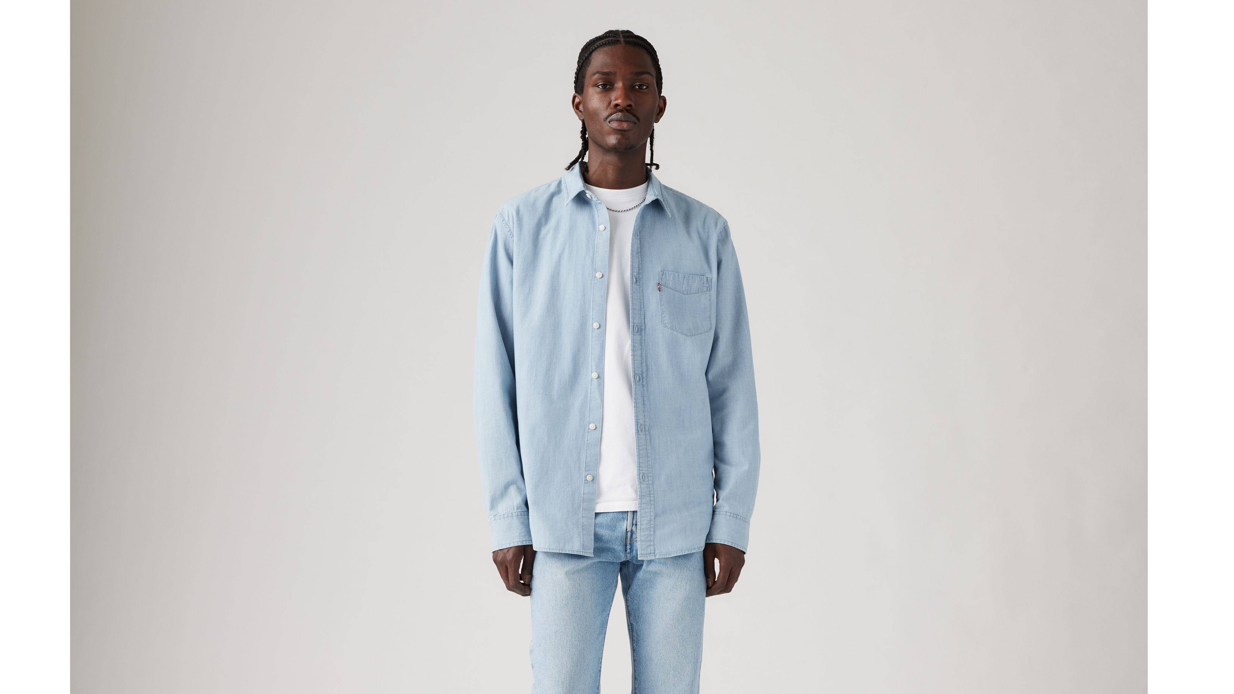 Sunset One Pocket Button-Up Shirt 2