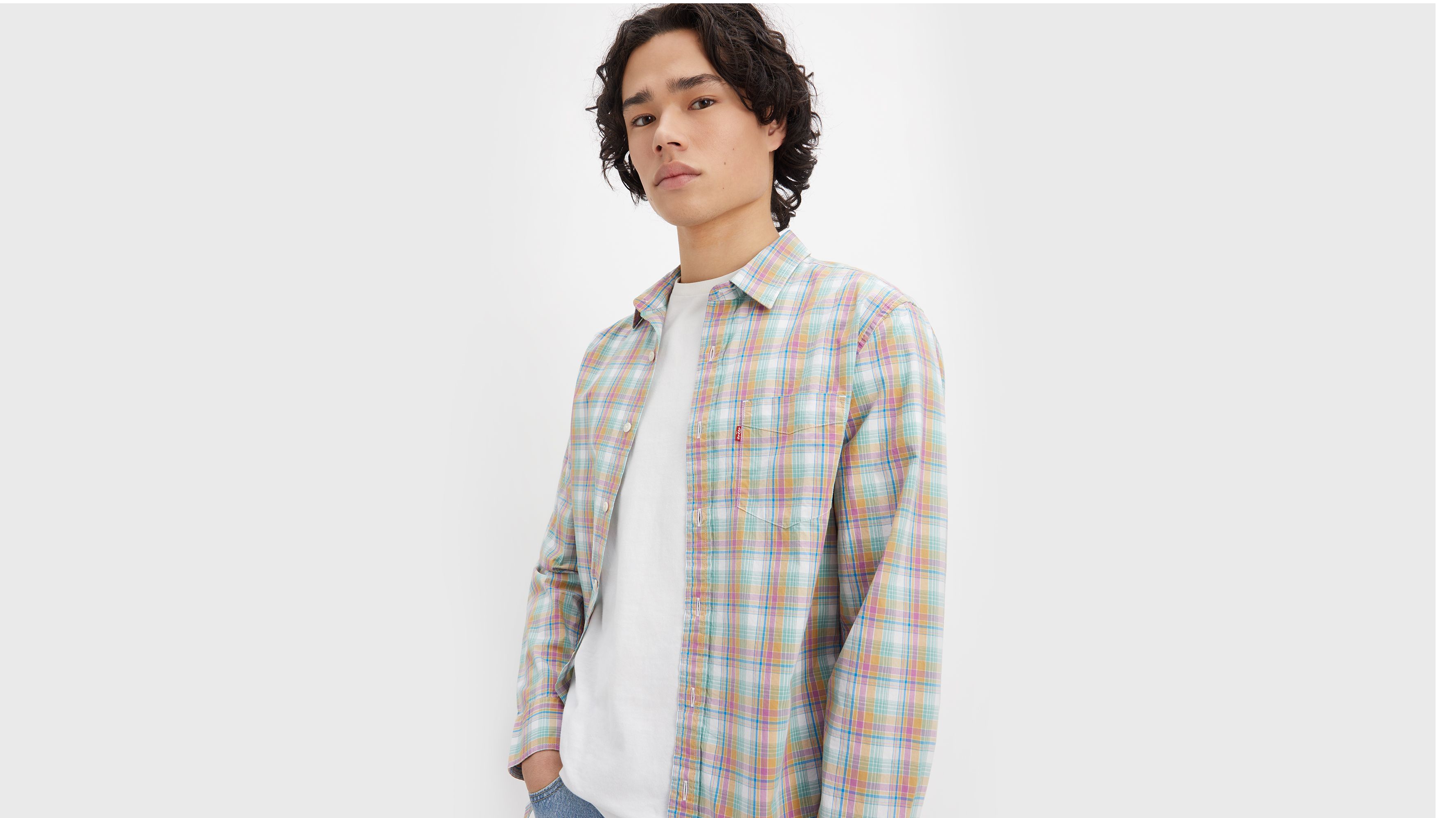 Sunset One Pocket Button-Up Shirt 4