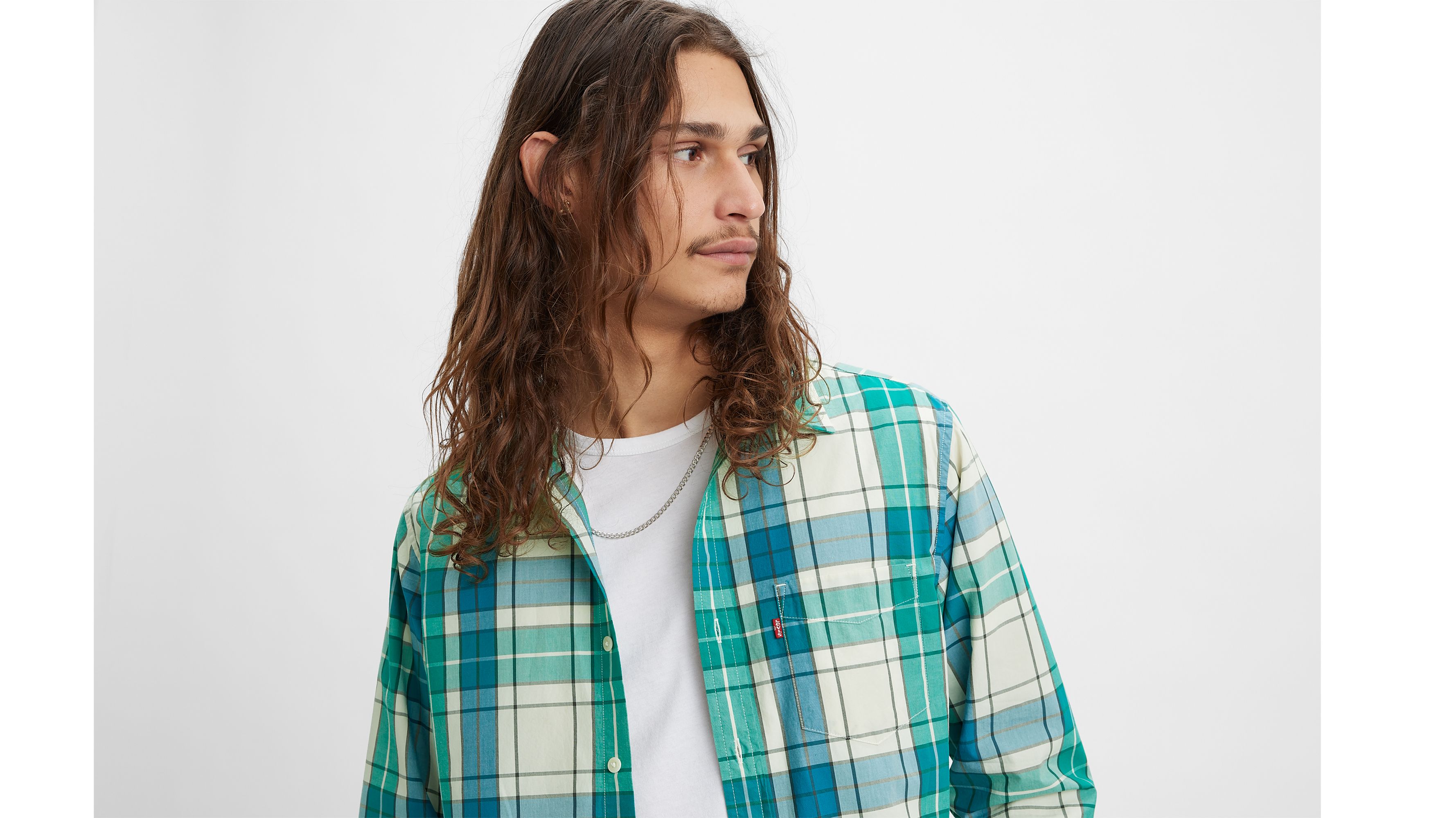 Sunset One Pocket Button-Up Shirt 4