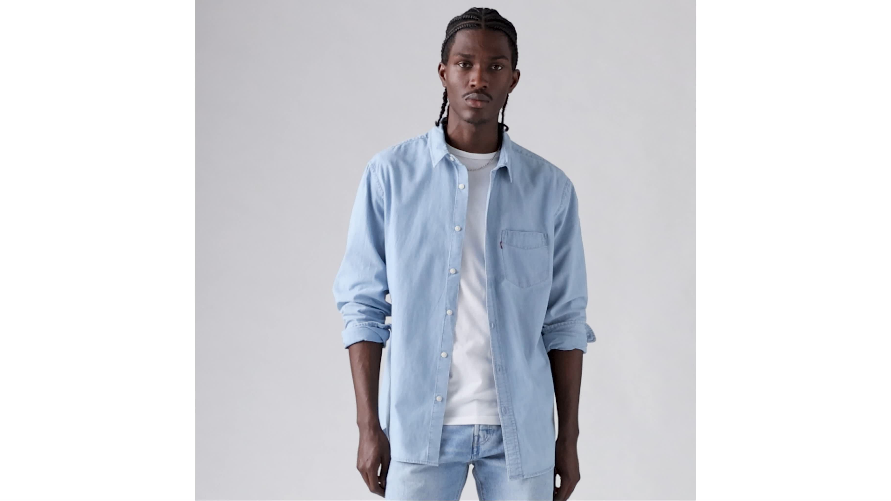 Sunset One Pocket Button-Up Shirt 1