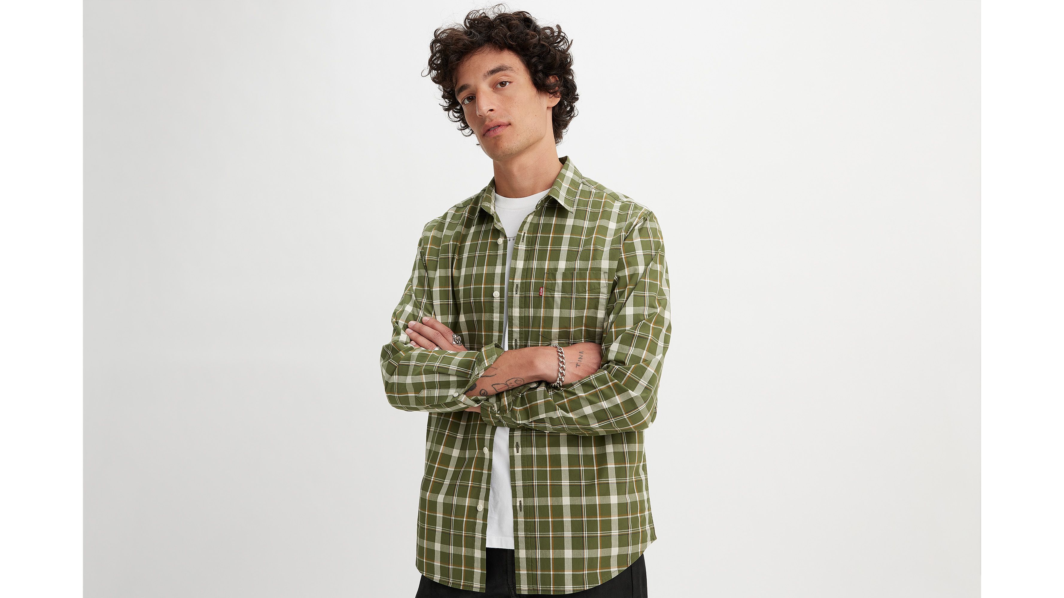 Sunset One Pocket Button-Up Shirt 1