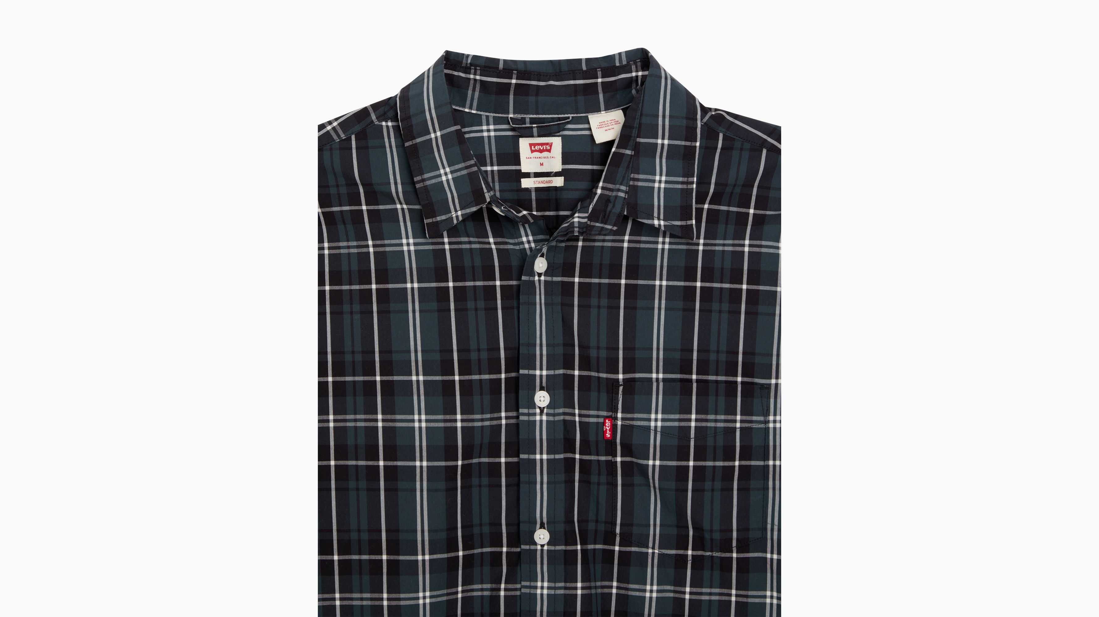 Levis tartan t clearance shirt