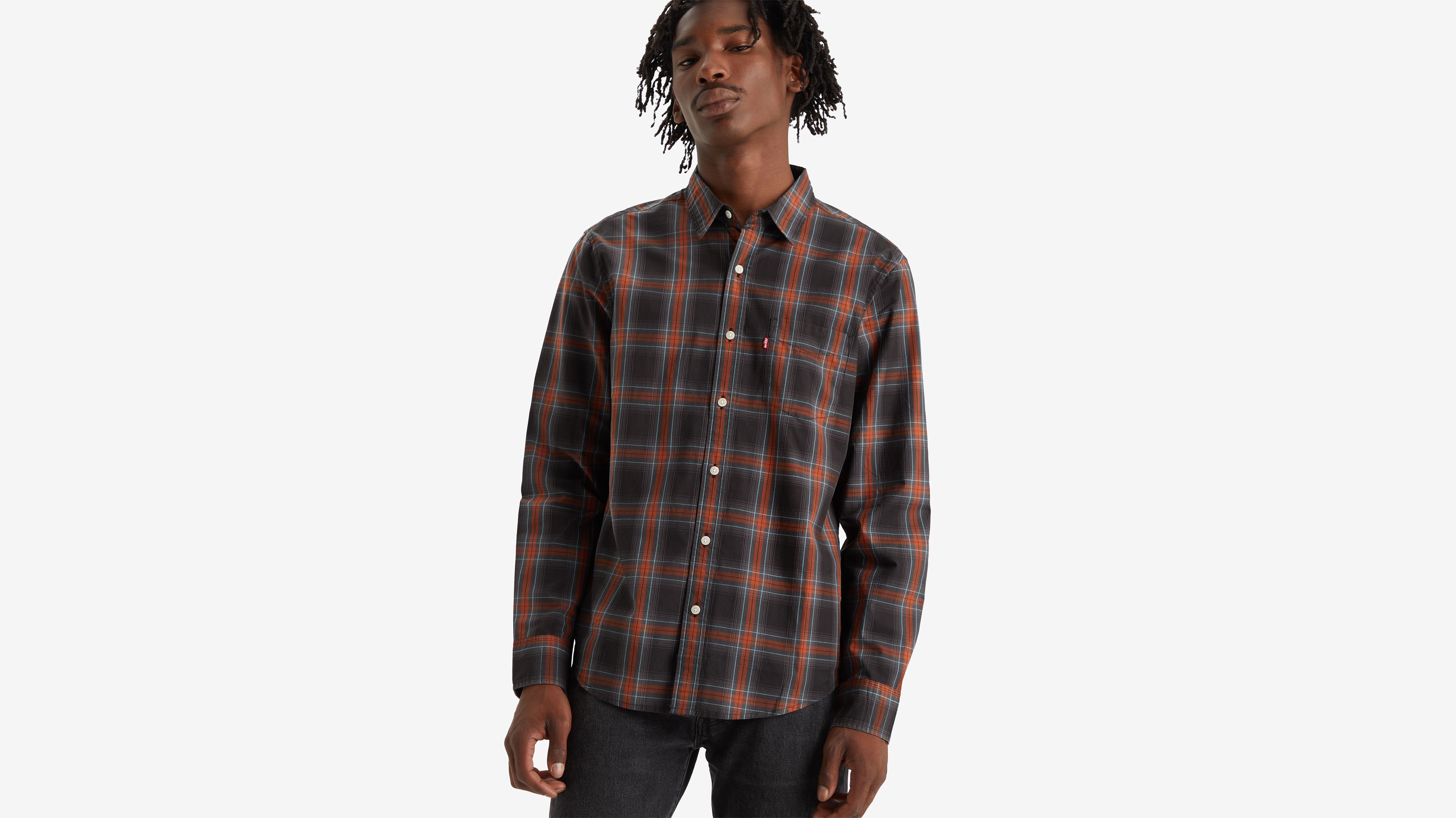 Sunset One Pocket Button-Up Shirt 1