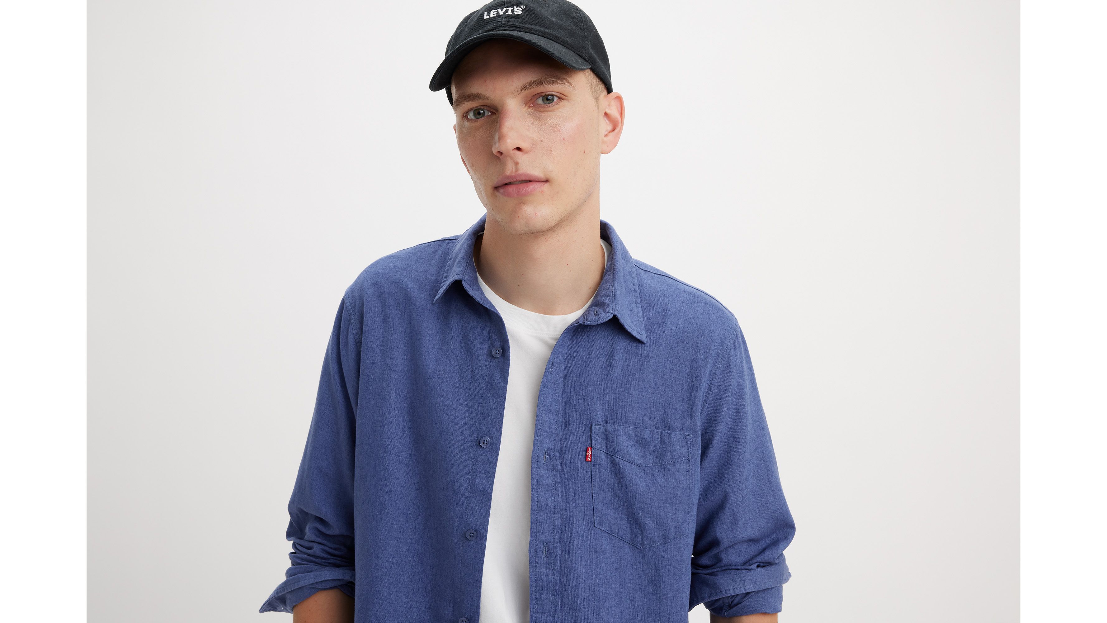 Sunset Pocket Standard Fit Shirt Blue Levi's® NO