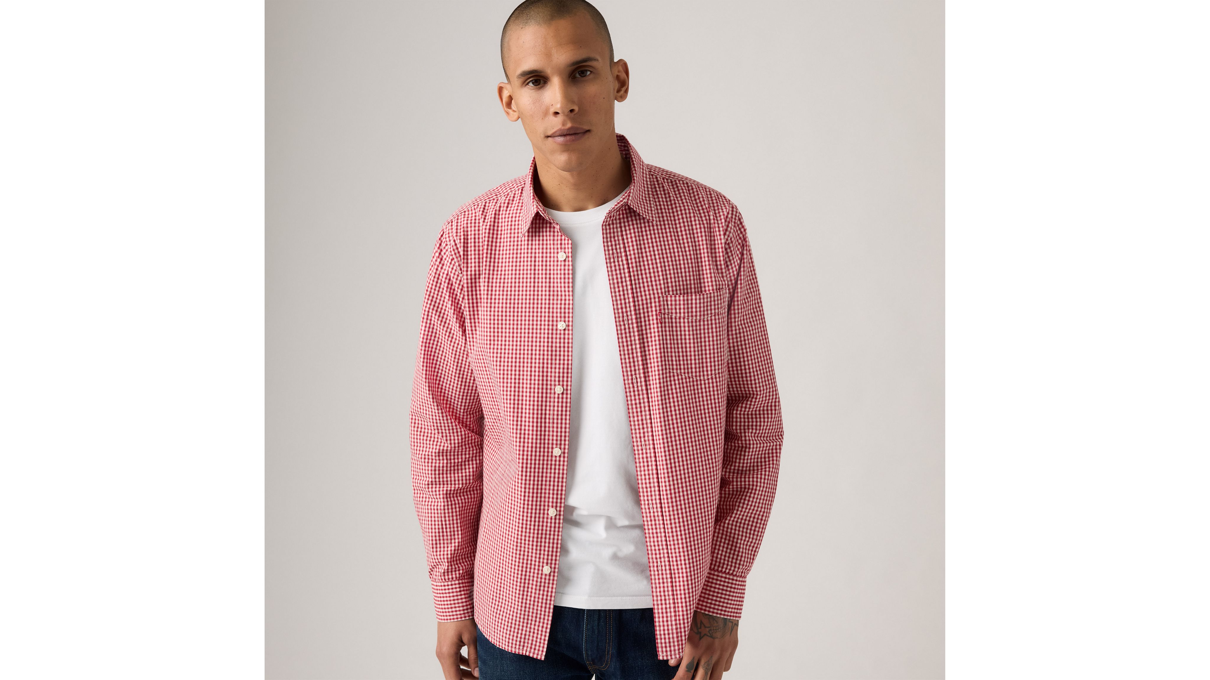 Sunset One Pocket Standard Fit Shirt 1