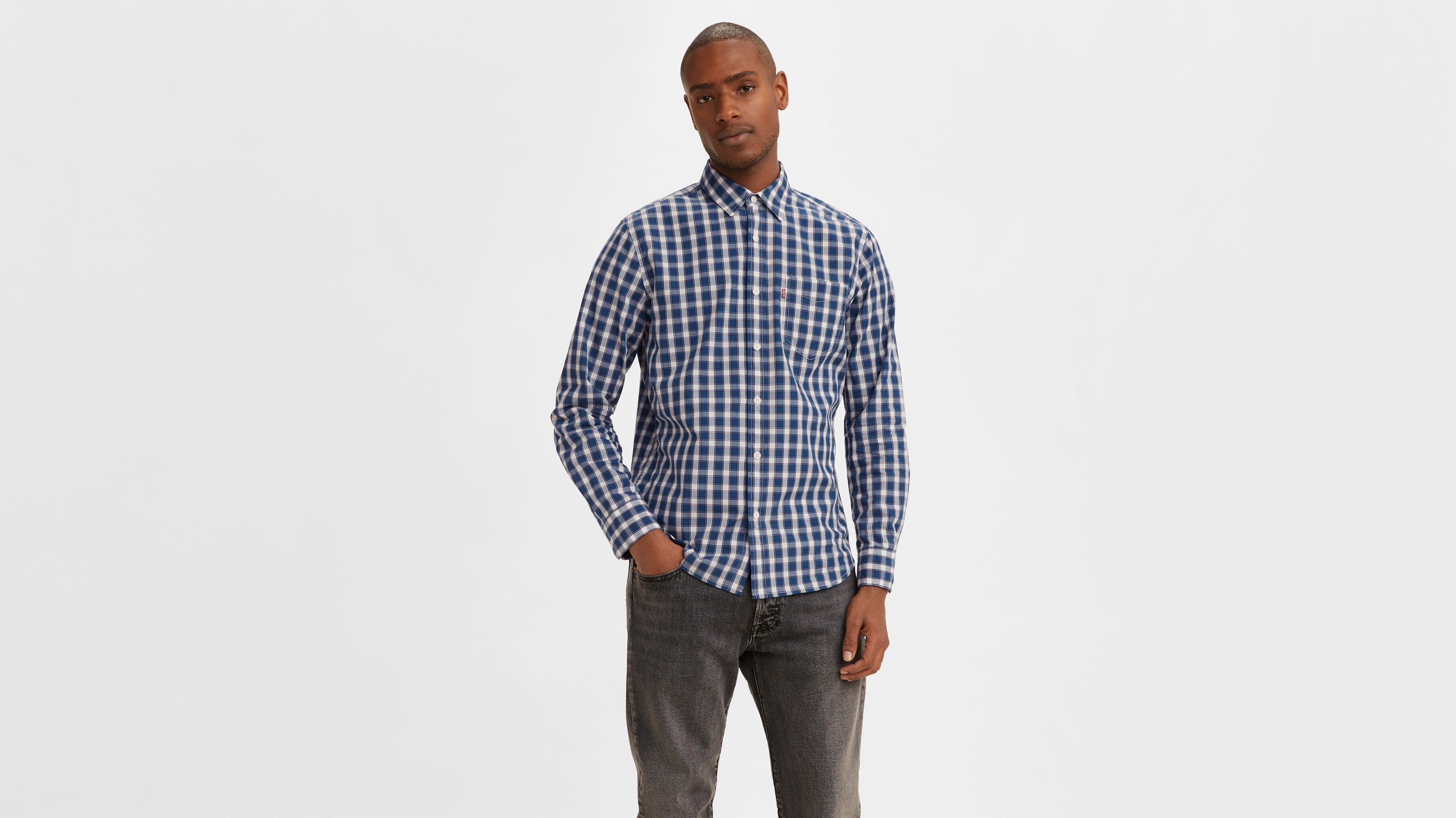 Levis pocket shirt discount