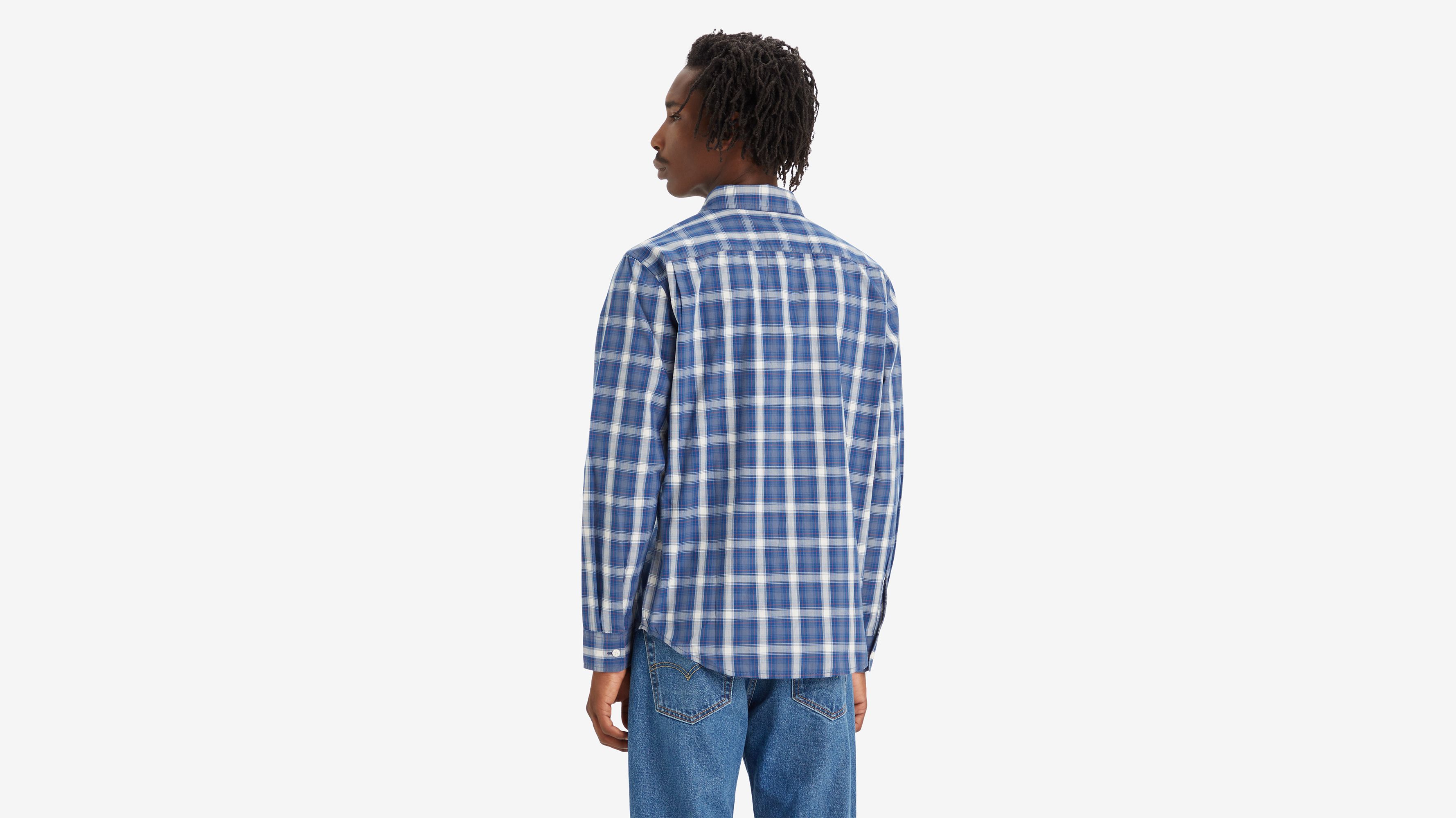 Klassisk skjorte med lomme og standard pasform 2