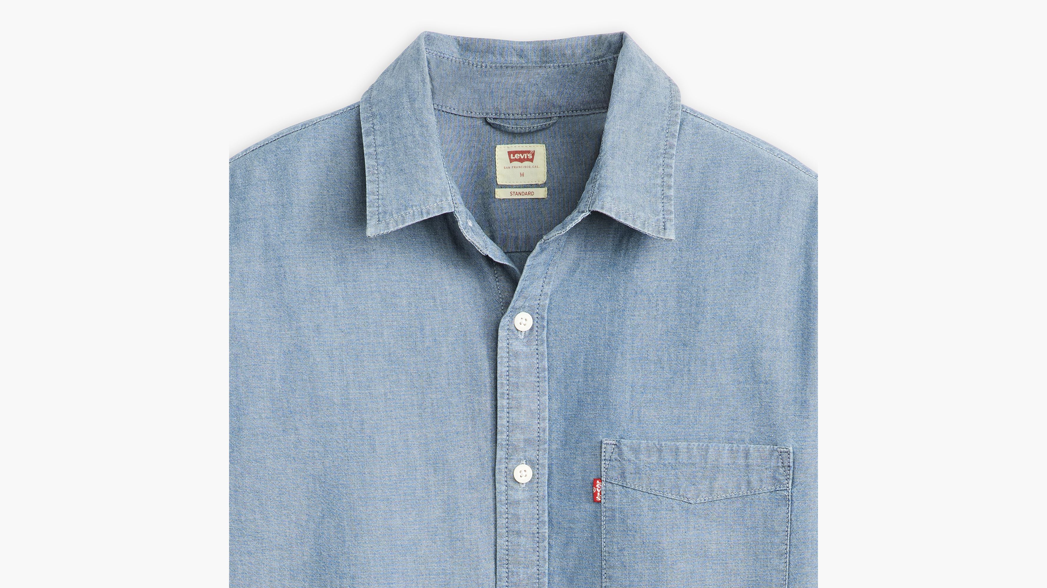 Classic Pocket Standard Fit Shirt - Blue | Levi
