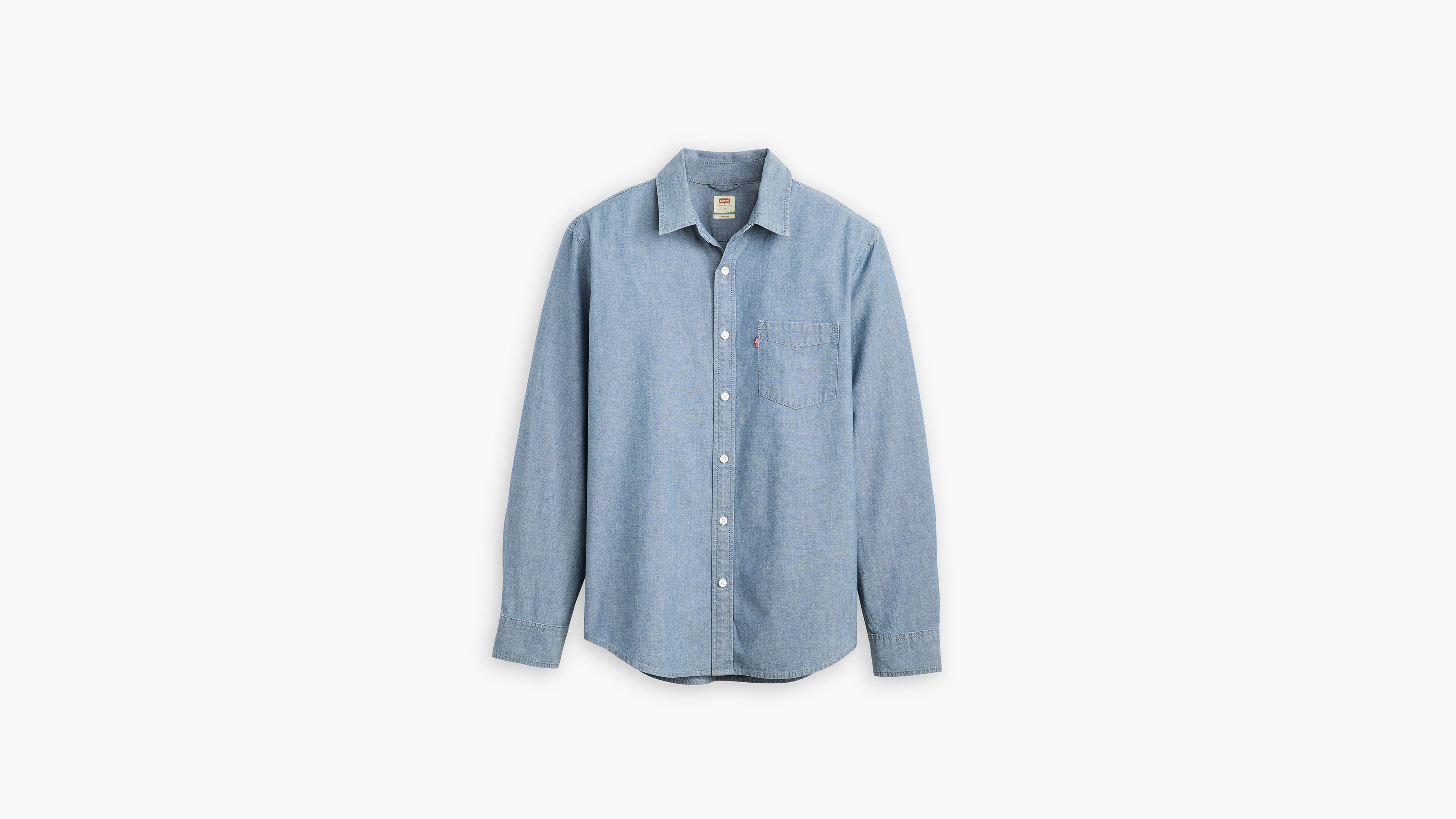 Classic Pocket Standard Fit Shirt - Blue | Levi