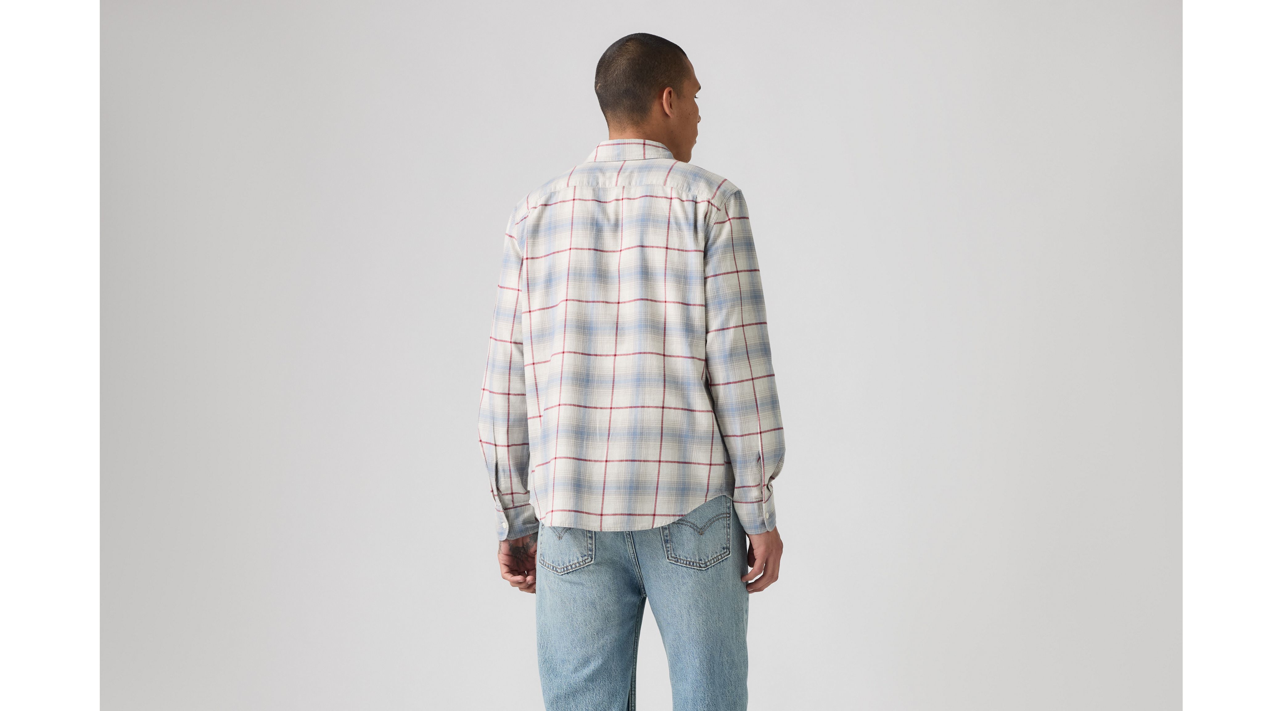 Classic One Pocket Standard Fit Flannel Shirt 3