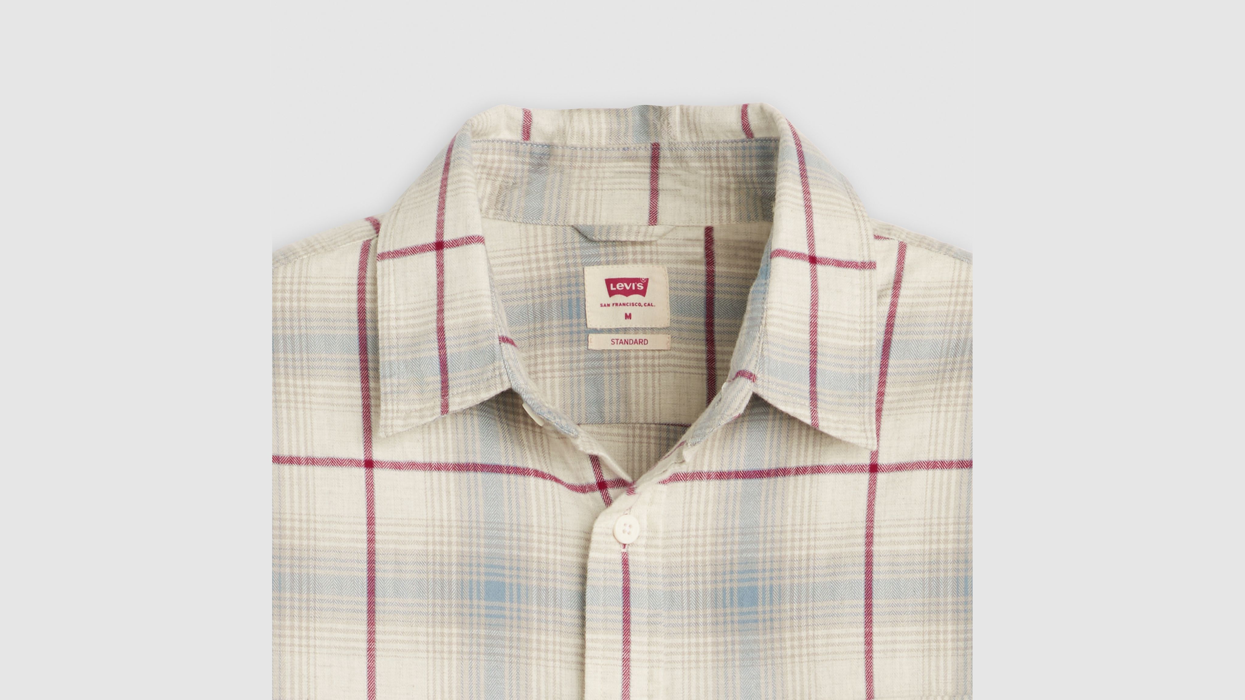 Classic One Pocket Standard Fit Flannel Shirt 6