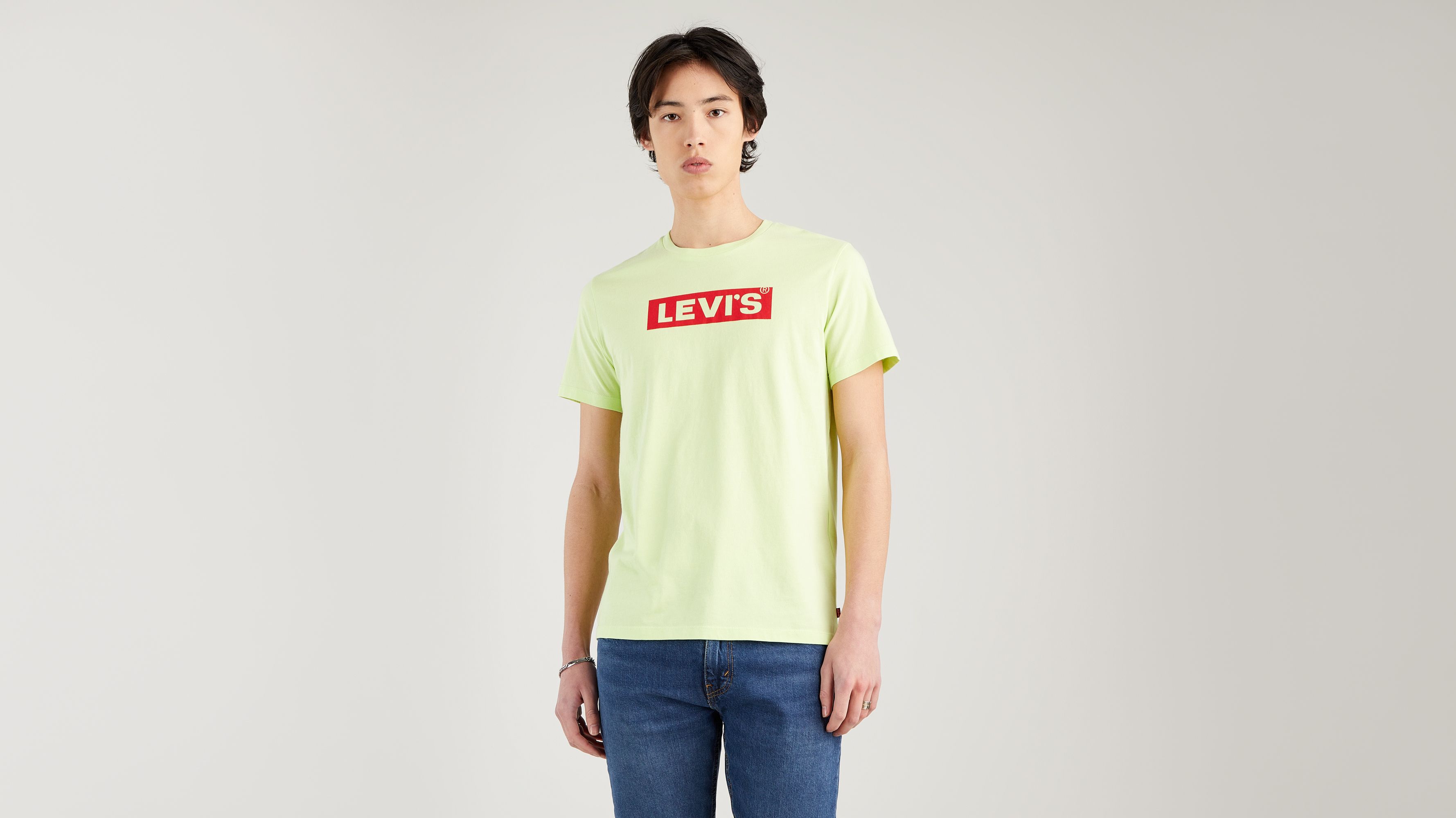 lime green graphic tee