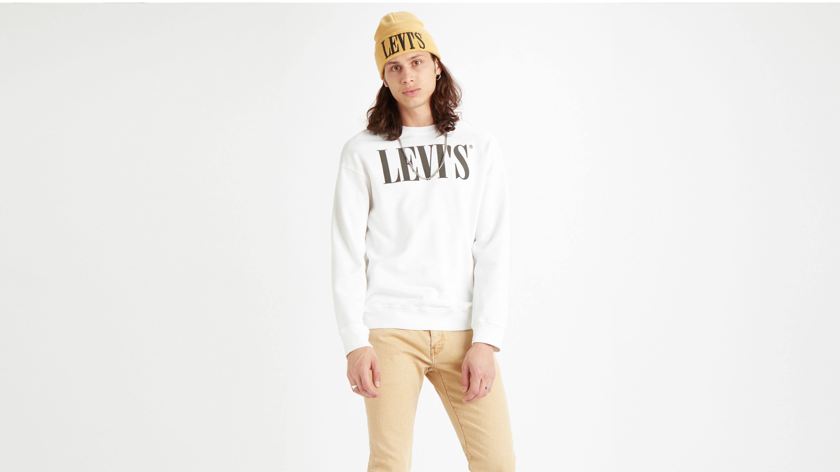 relaxed graphic crewneck sweatshirt