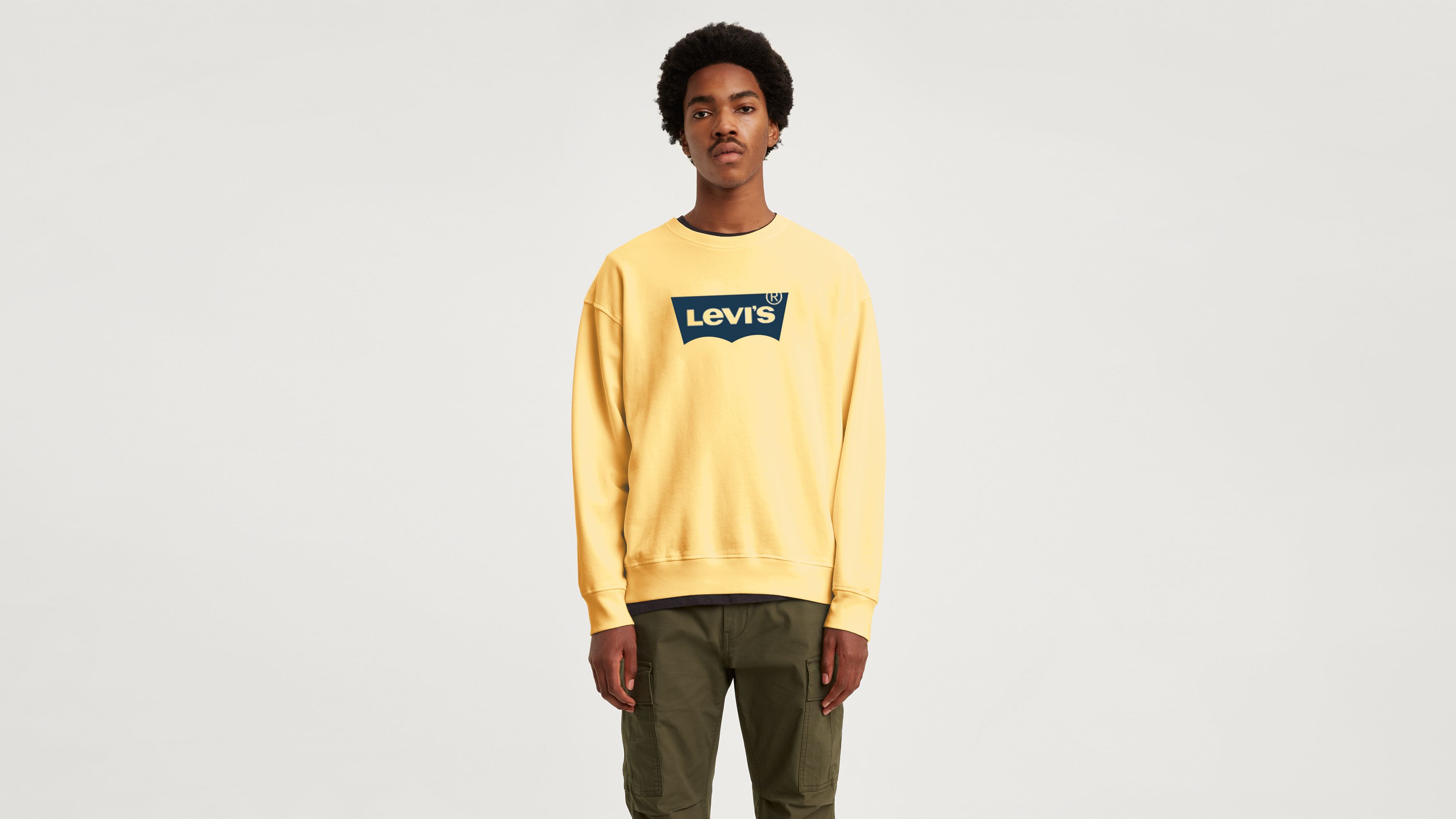 yellow levis jumper