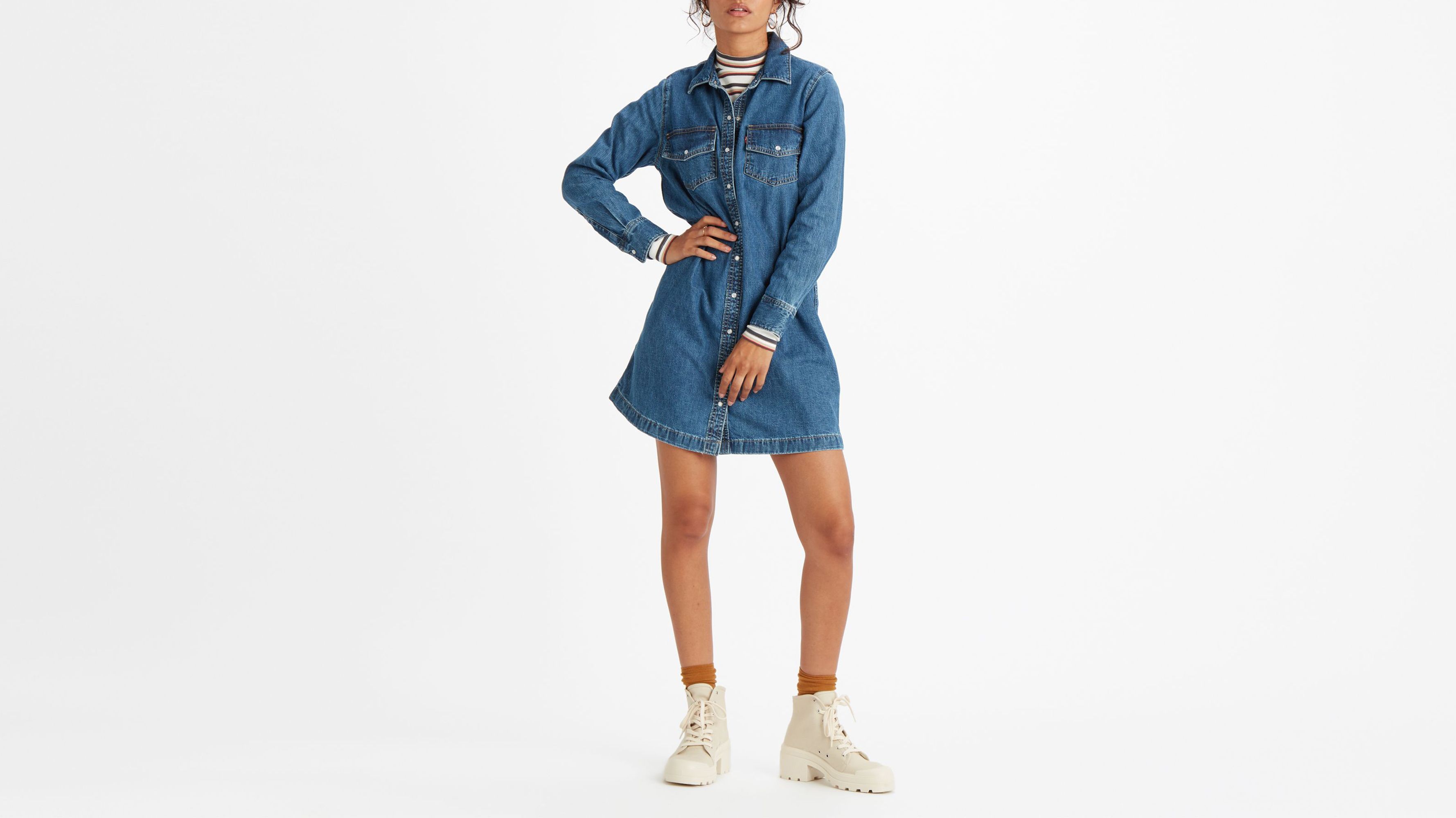 levi denim dress