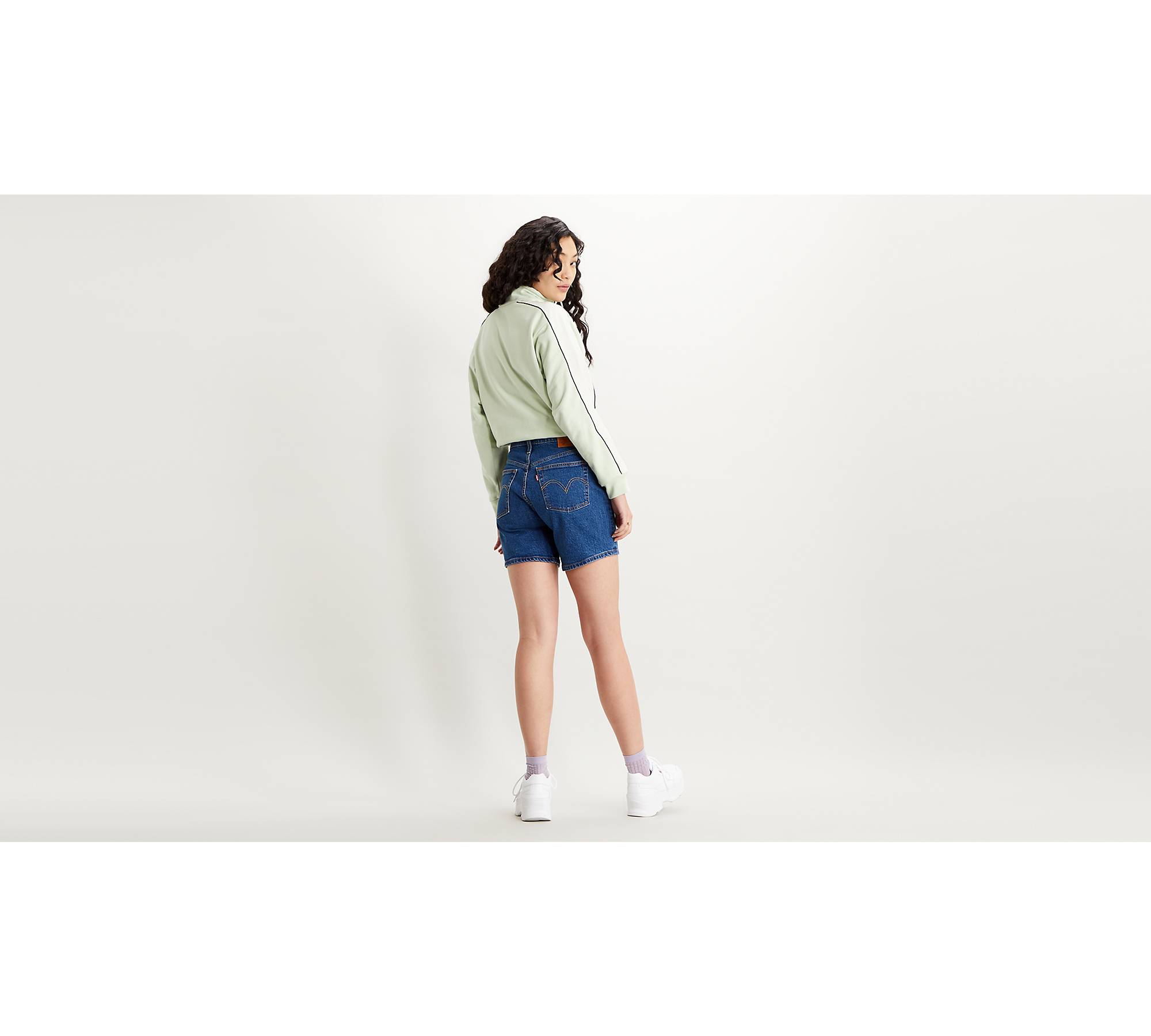 501® Mid Thigh Women's Shorts - Dark Wash | Levi's® US
