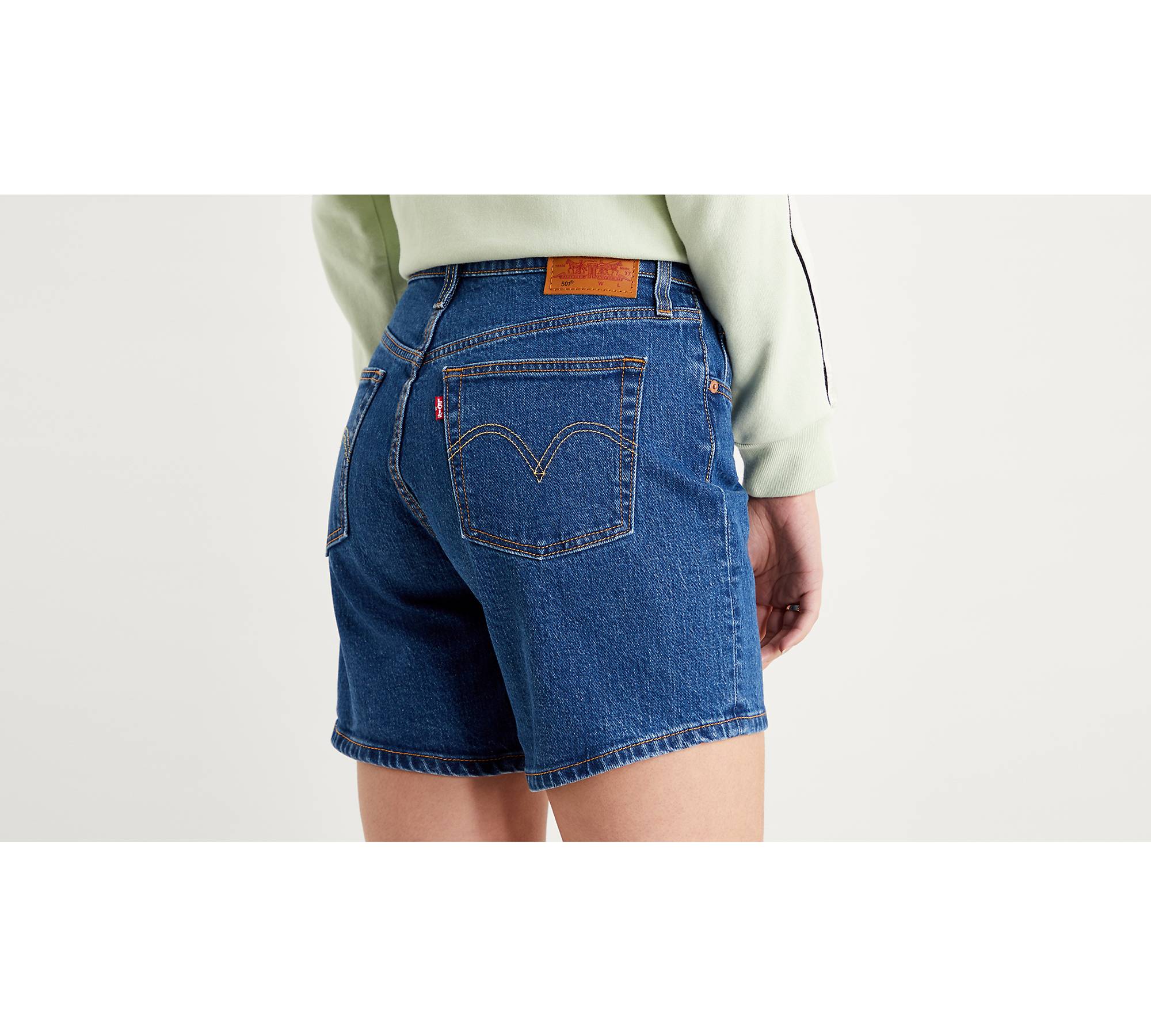 Levi's 501 Mid Thigh Shorts • Shop American Threads Women's Trendy Online  Boutique – americanthreads