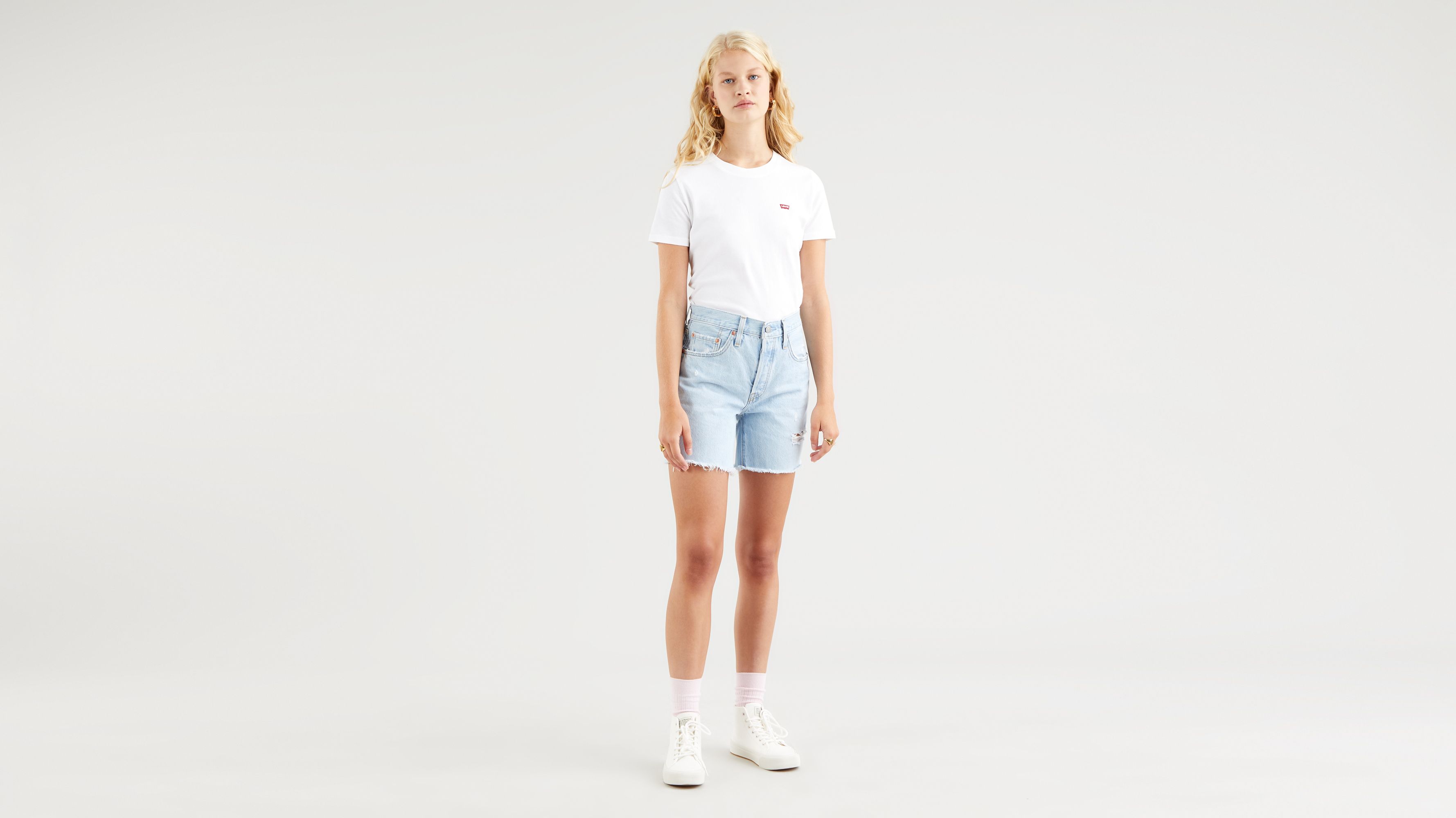 501® Levi's® Mid Thigh Shorts - Blue