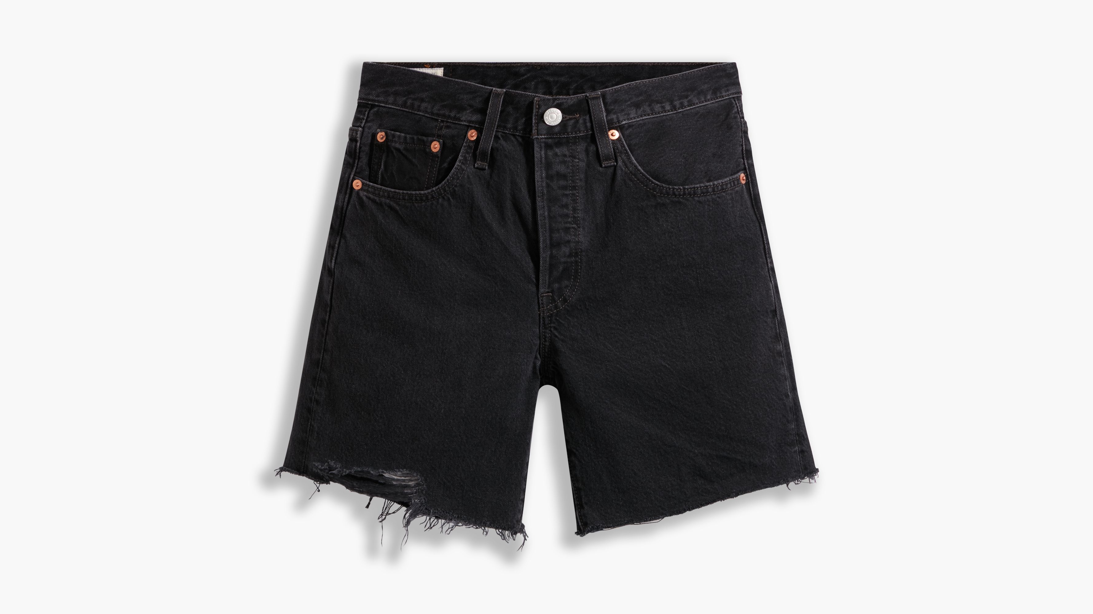 Levis black store shorts womens