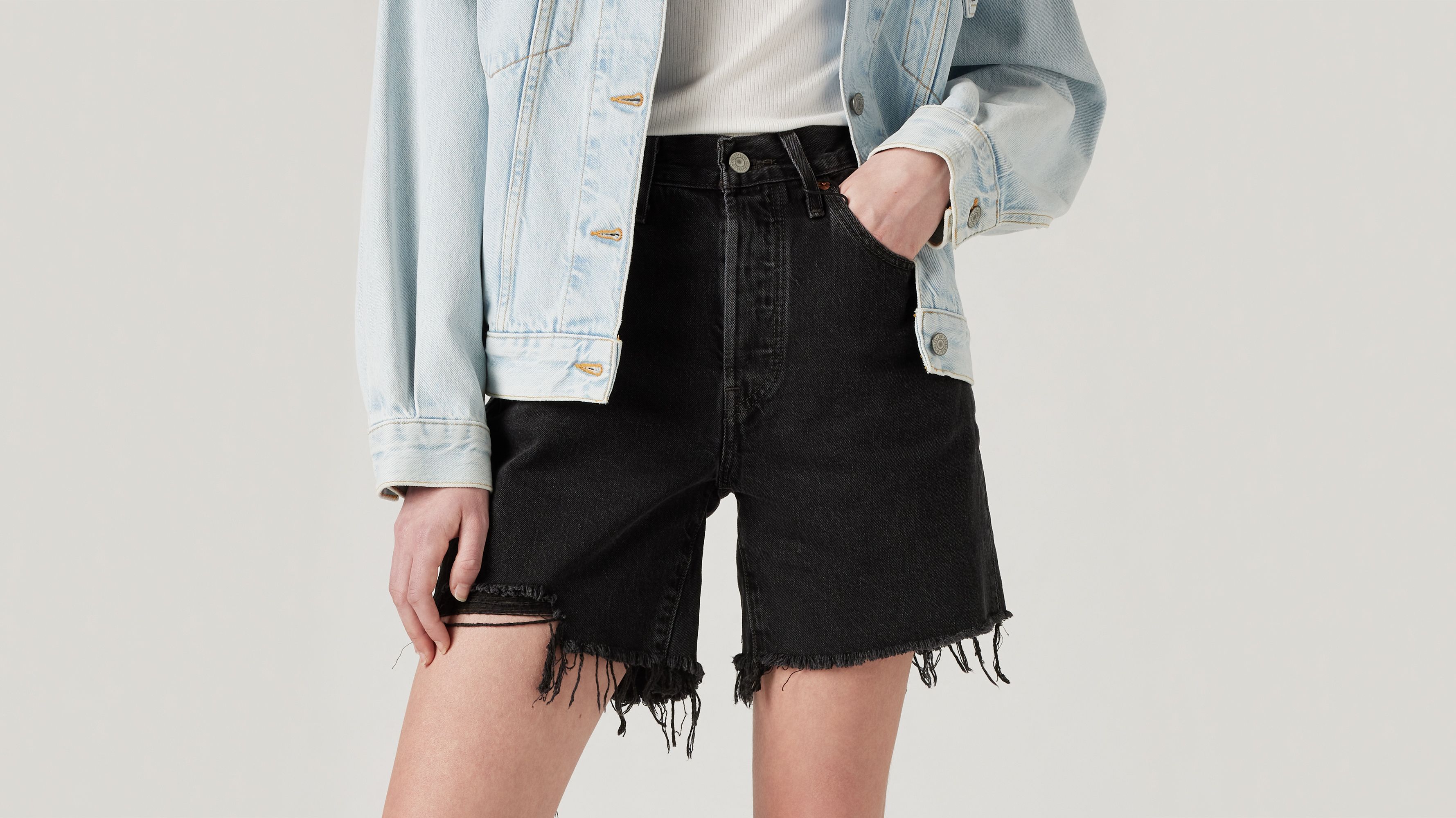 Levi's 501 Mid Thigh Shorts #Sponsored , #SPONSORED, #Levi, #Shorts, #Thigh,  #Mid