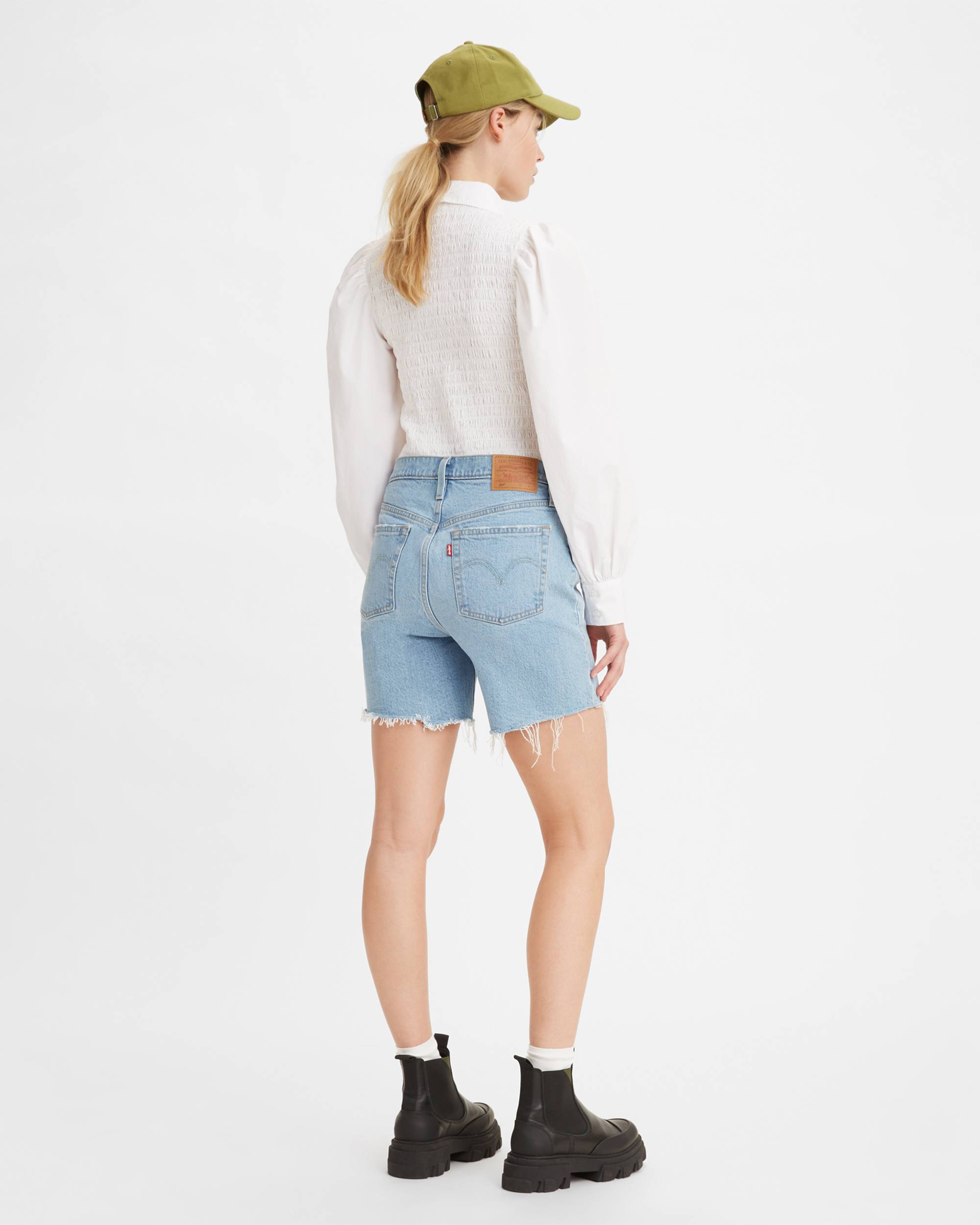 501® Mid Thigh Women's Shorts - Light Wash | Levi's® US 501® Mid Thigh Women's Shorts - Light Wash | Levi's® US