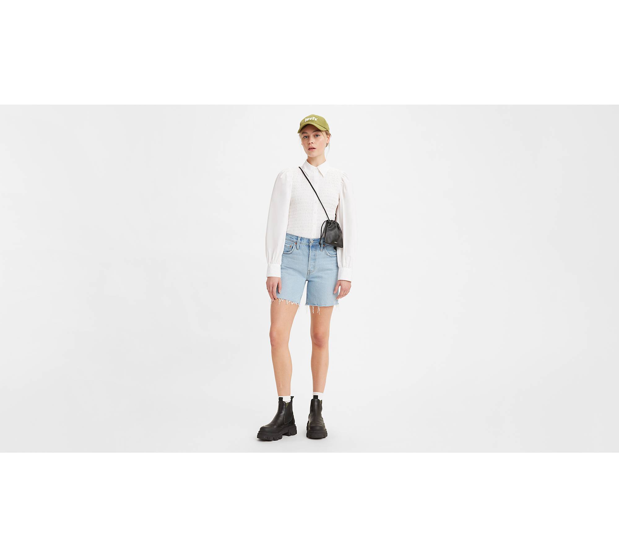 Levi's 501 Mid Thigh Shorts #Sponsored , #SPONSORED, #Levi, #Shorts, #Thigh,  #Mid