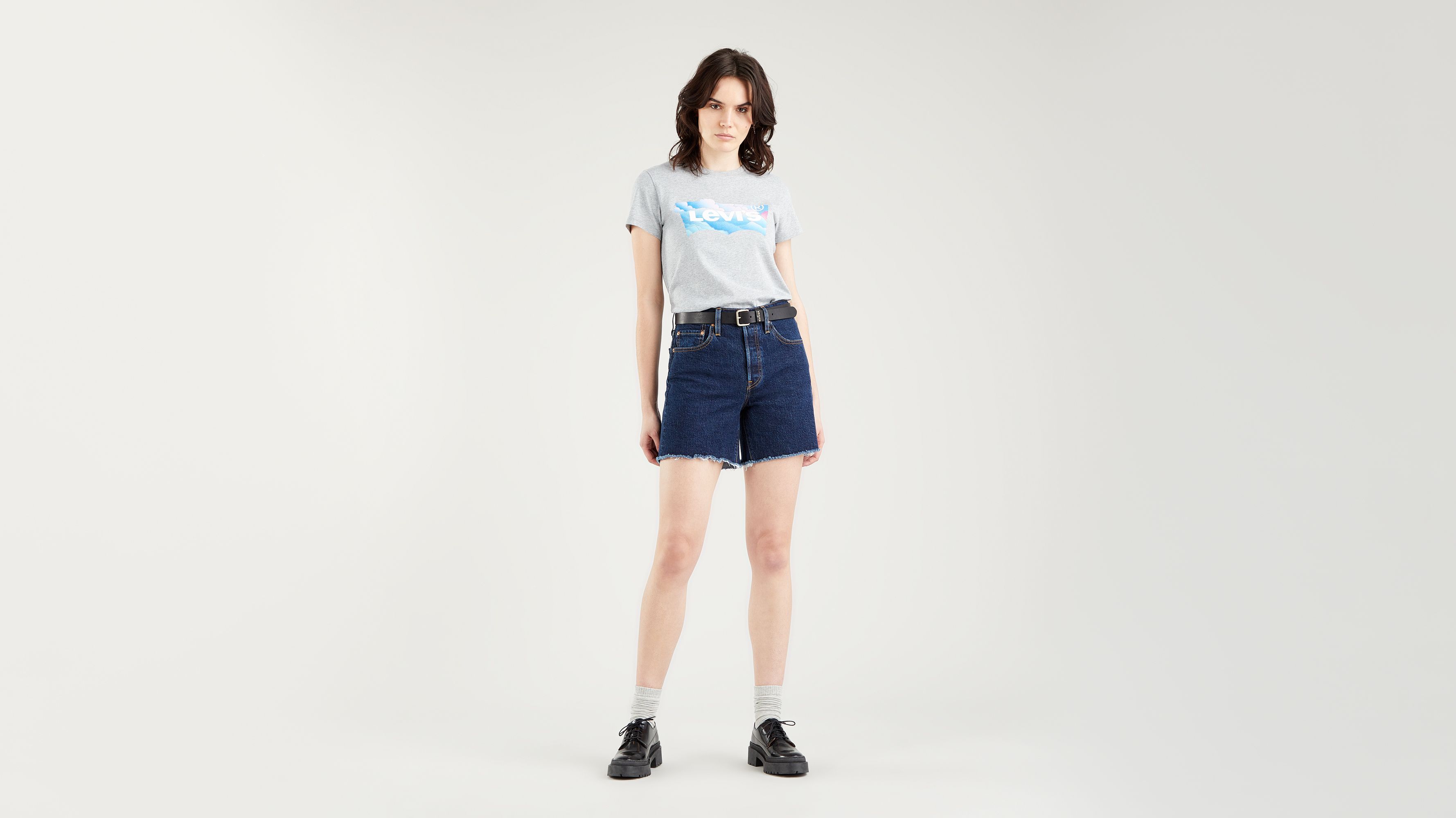 501® Mid Thigh Shorts - Blue | Levi's® IT