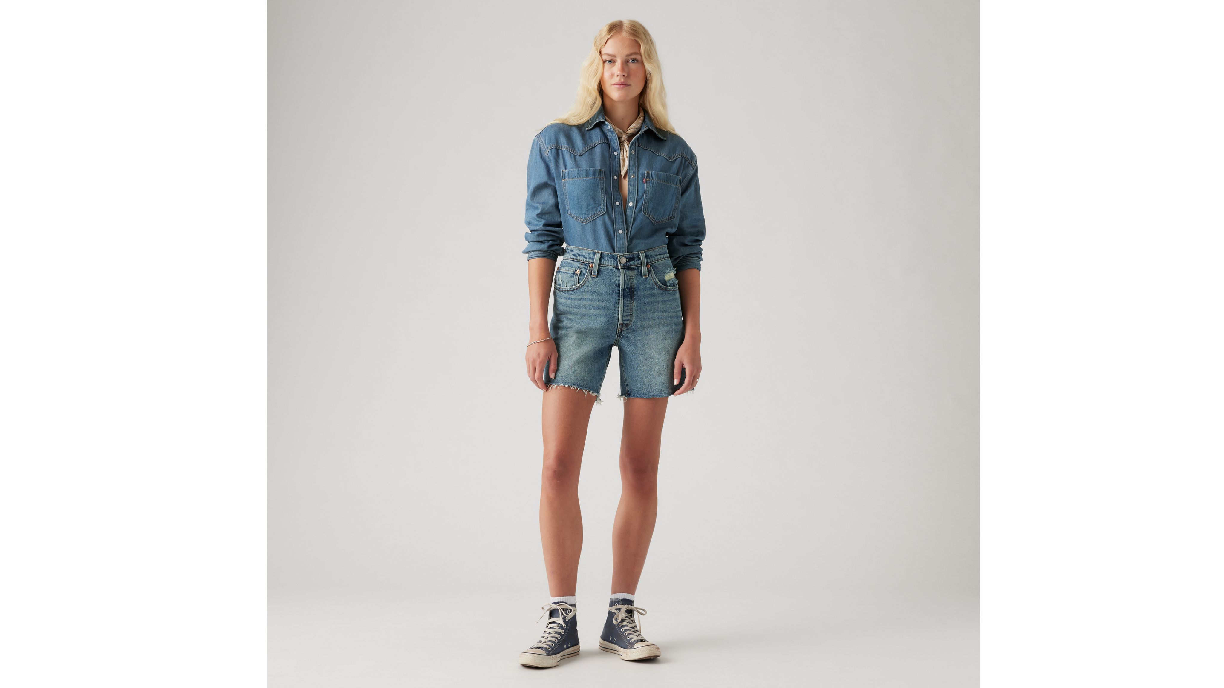 Levi's 501 Mid Thigh Short Sansome Nights