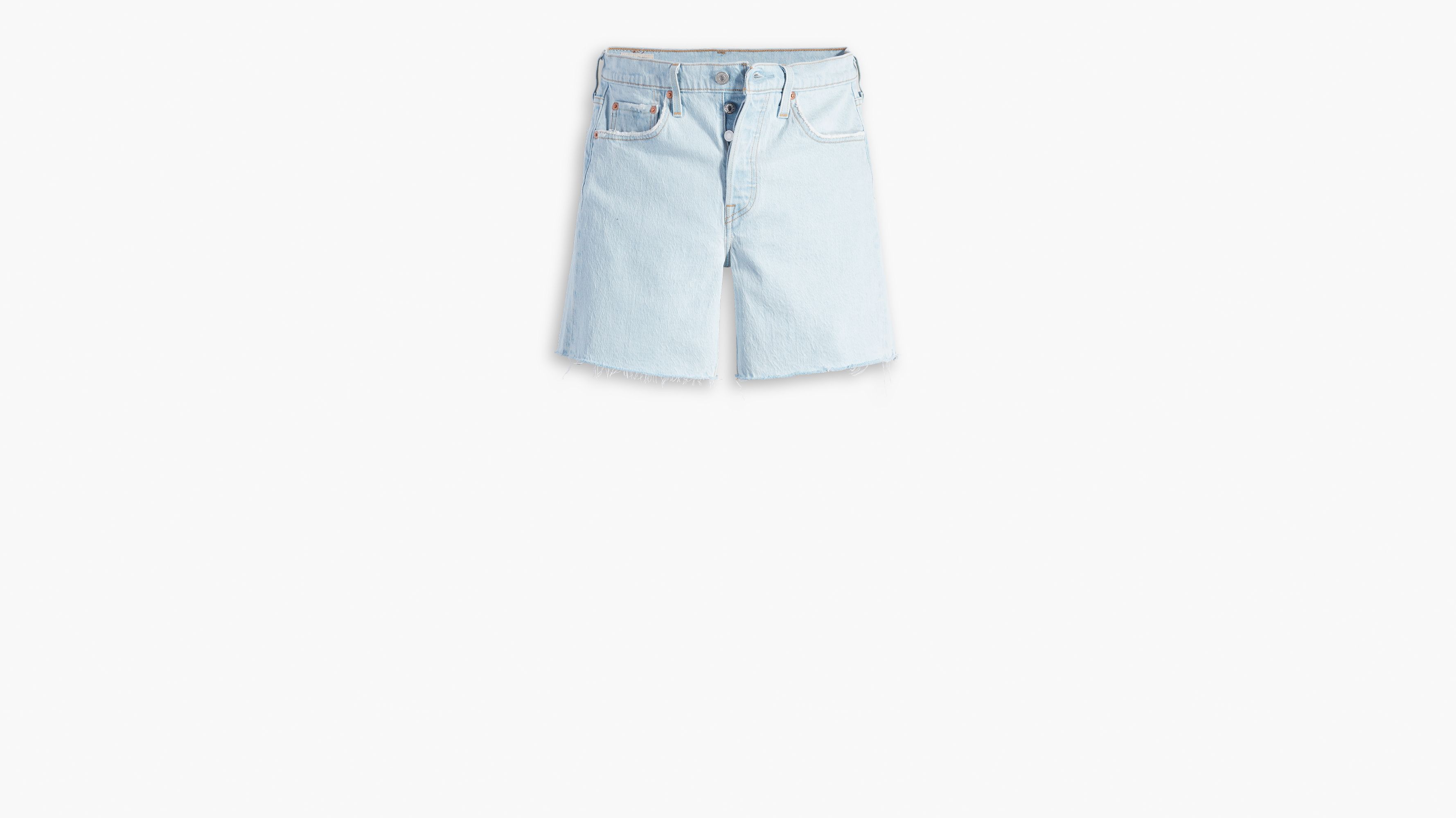 みやです♩ 501® Mid Thigh Women's Shorts - Medium Wash | Levi's® US