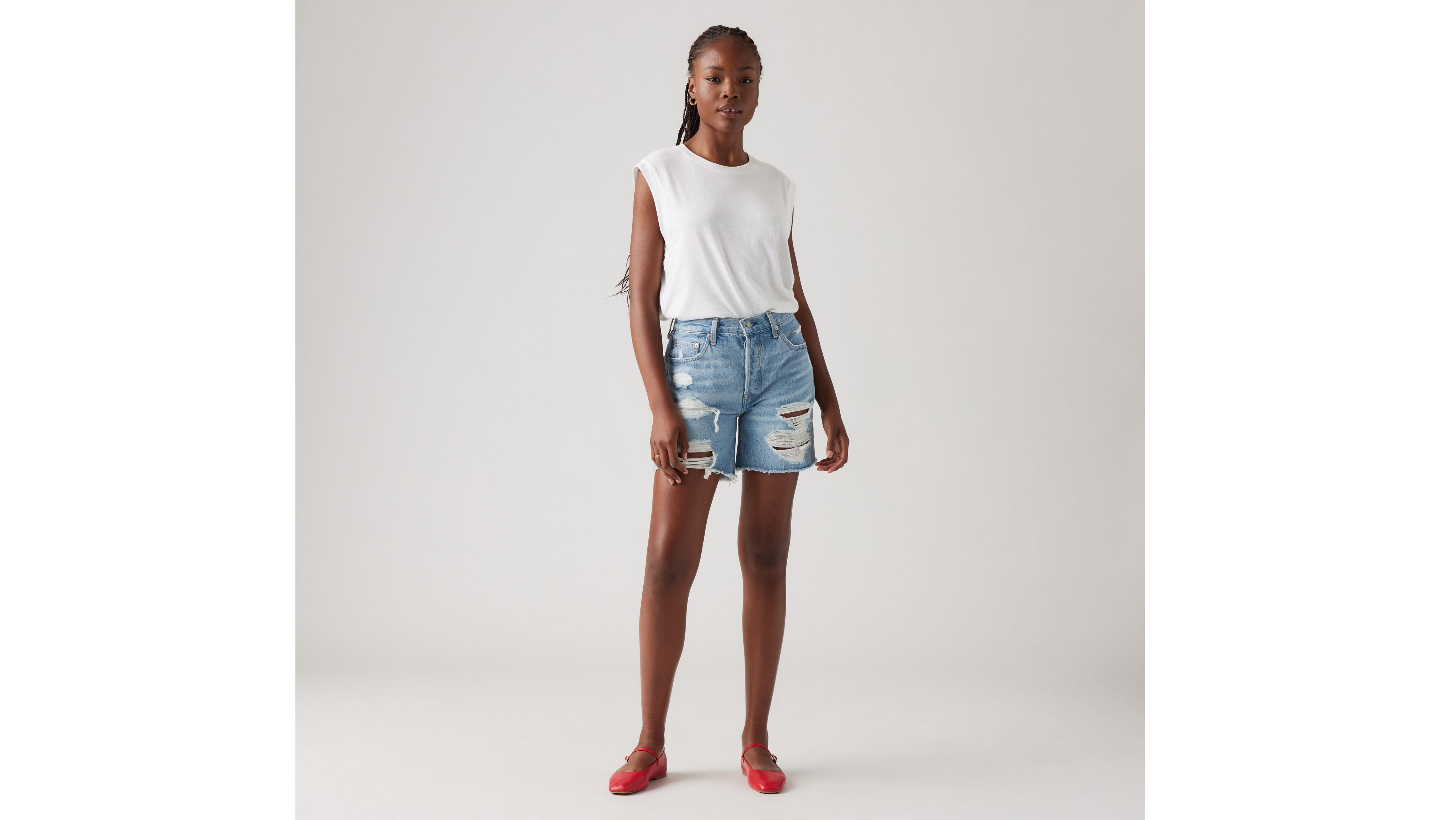 501® Mid Thigh Women's Shorts 5