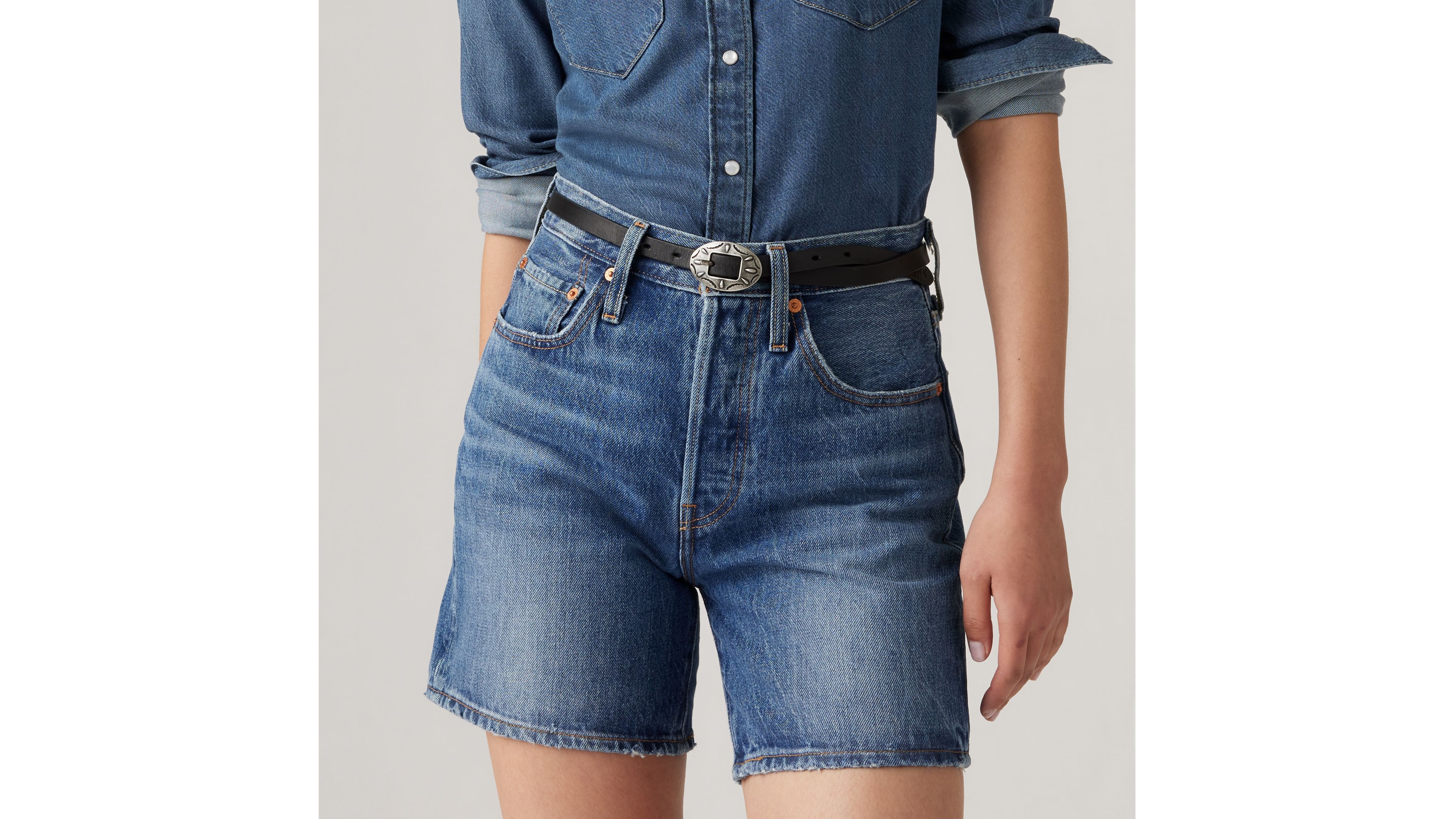 Levi's 501® Mid Thigh Women's Jean Shorts - Pleased To Meet You 30 : Target