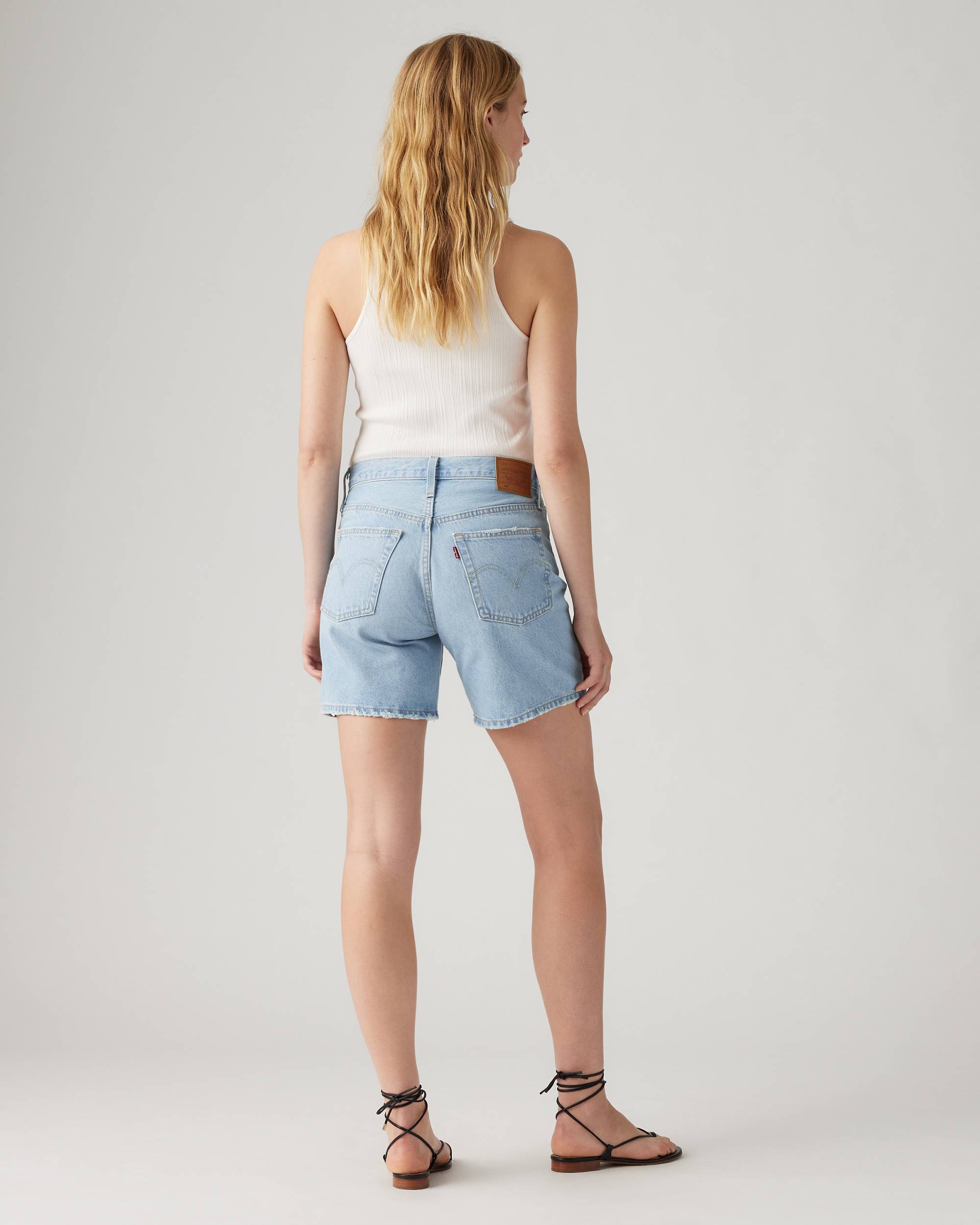 501® Mid Thigh Women's Shorts - Medium Wash | Levi's® US 501® Mid Thigh Women's Shorts - Medium Wash | Levi's® US