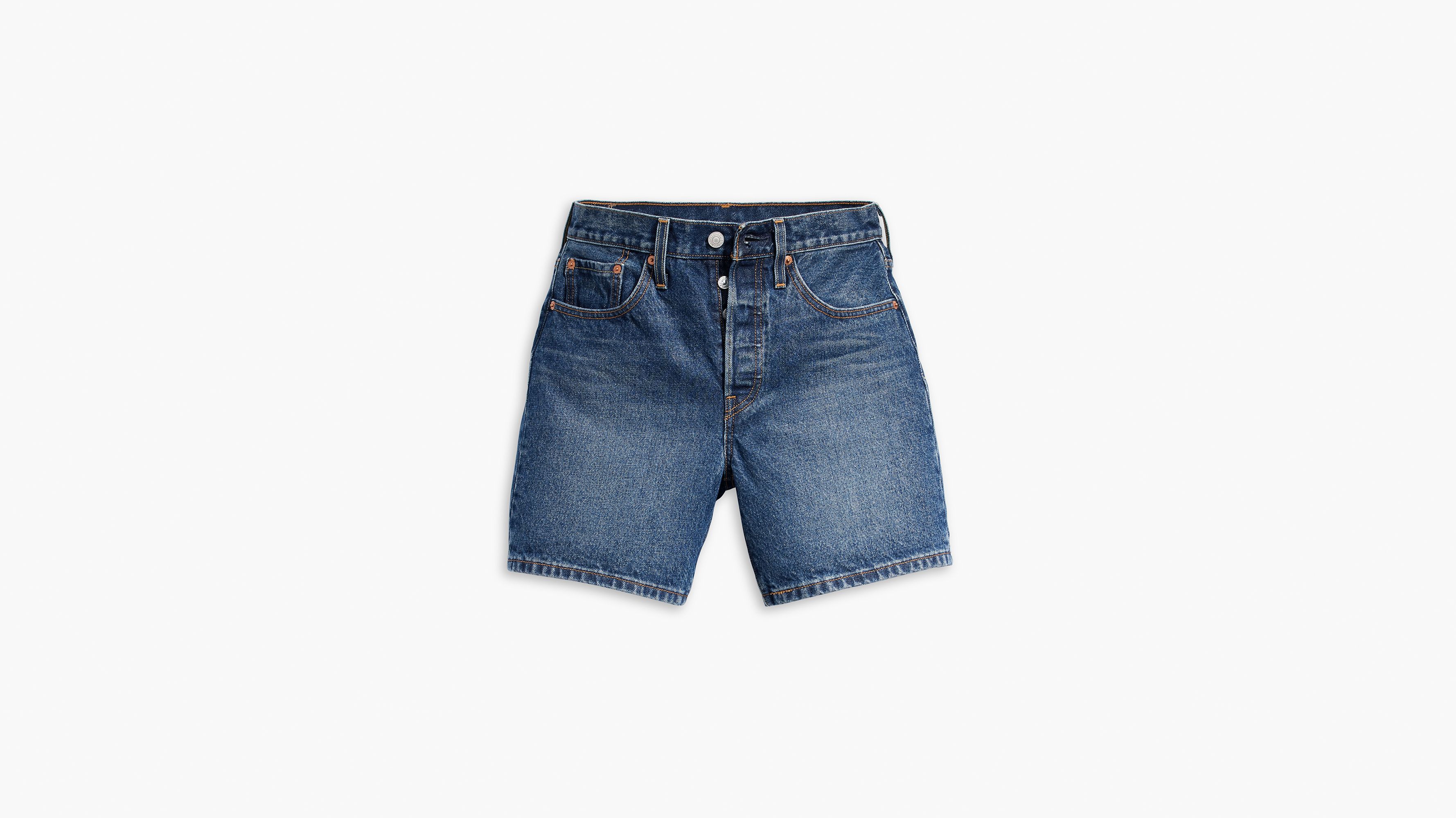 501® Mid Thigh Shorts - Blue | Levi's® ES 501® Mid Thigh Shorts - Blue | Levi's® ES