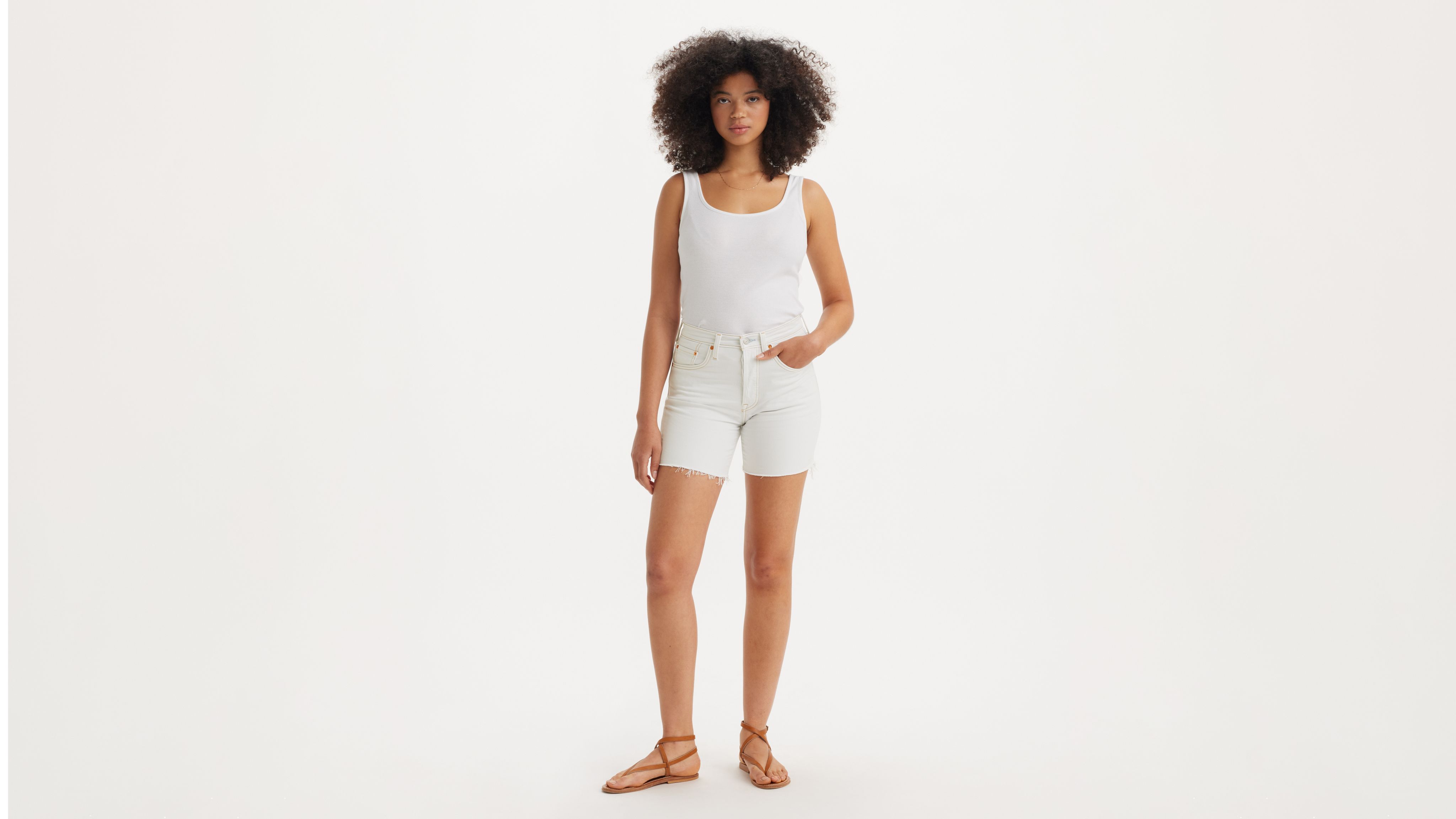 Shop Levi's 501 Mid Thigh Women's Shorts 33 In Are You Busy