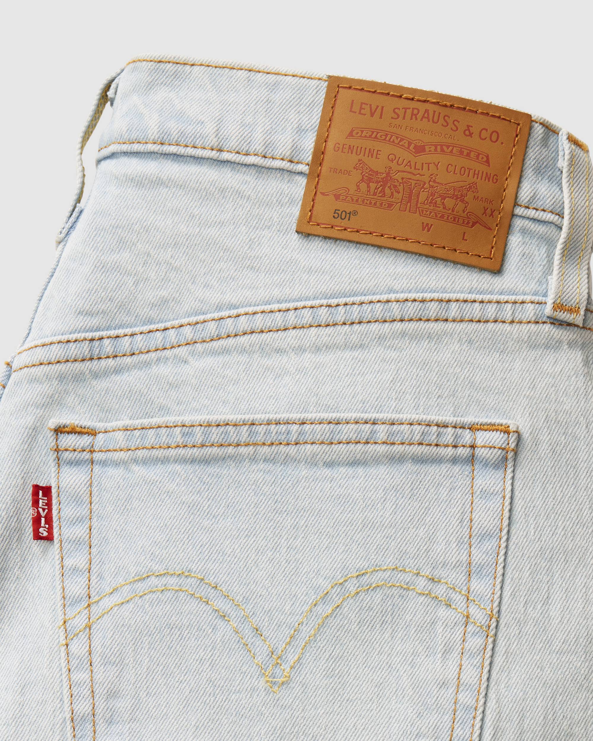 501® Mid Thigh Women's Shorts - Light Wash | Levi's® US 501® Mid Thigh Women's Shorts - Light Wash | Levi's® US