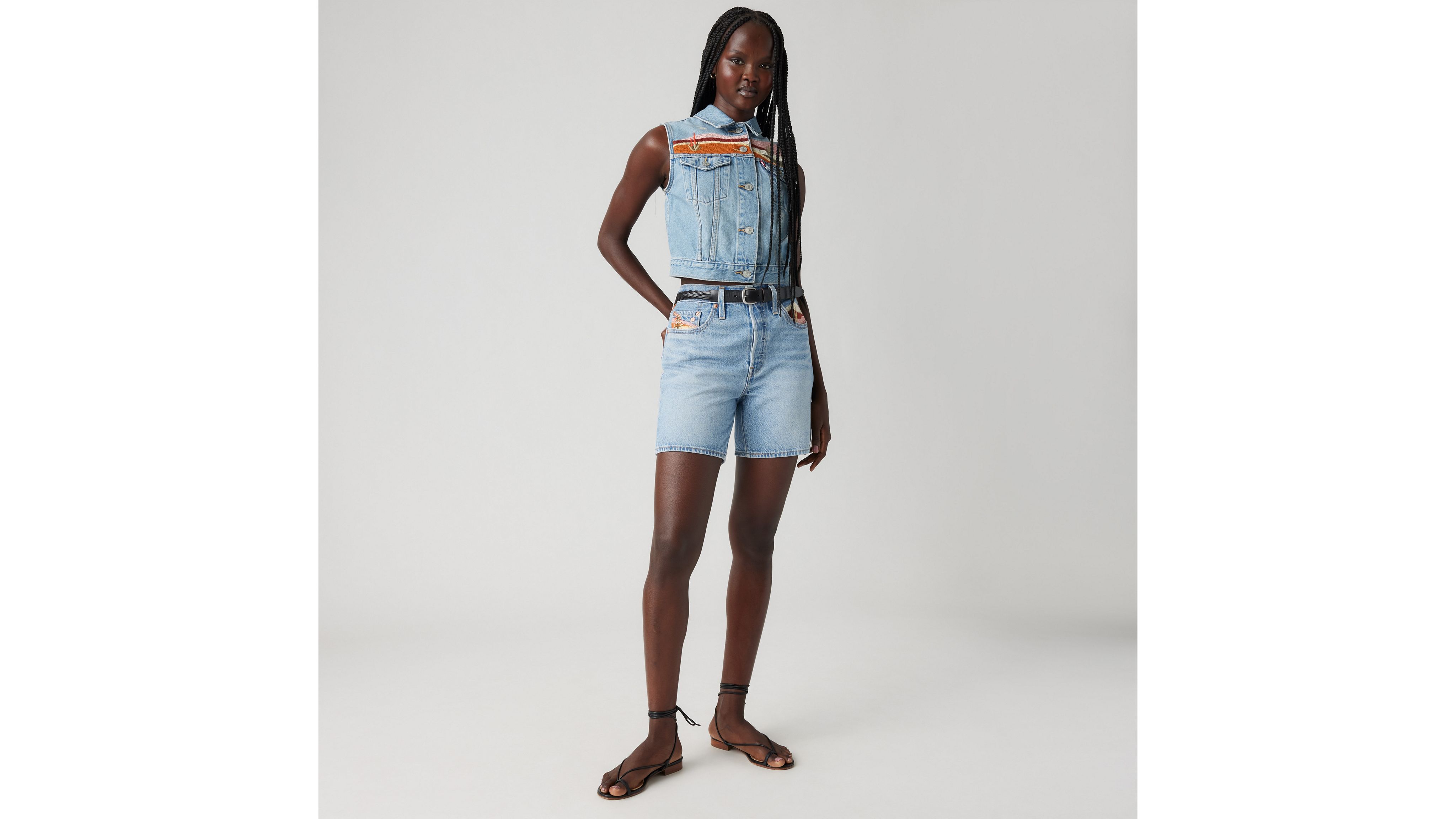 501® Original Fit High Rise Mid-Thigh Lightweight Women's Shorts