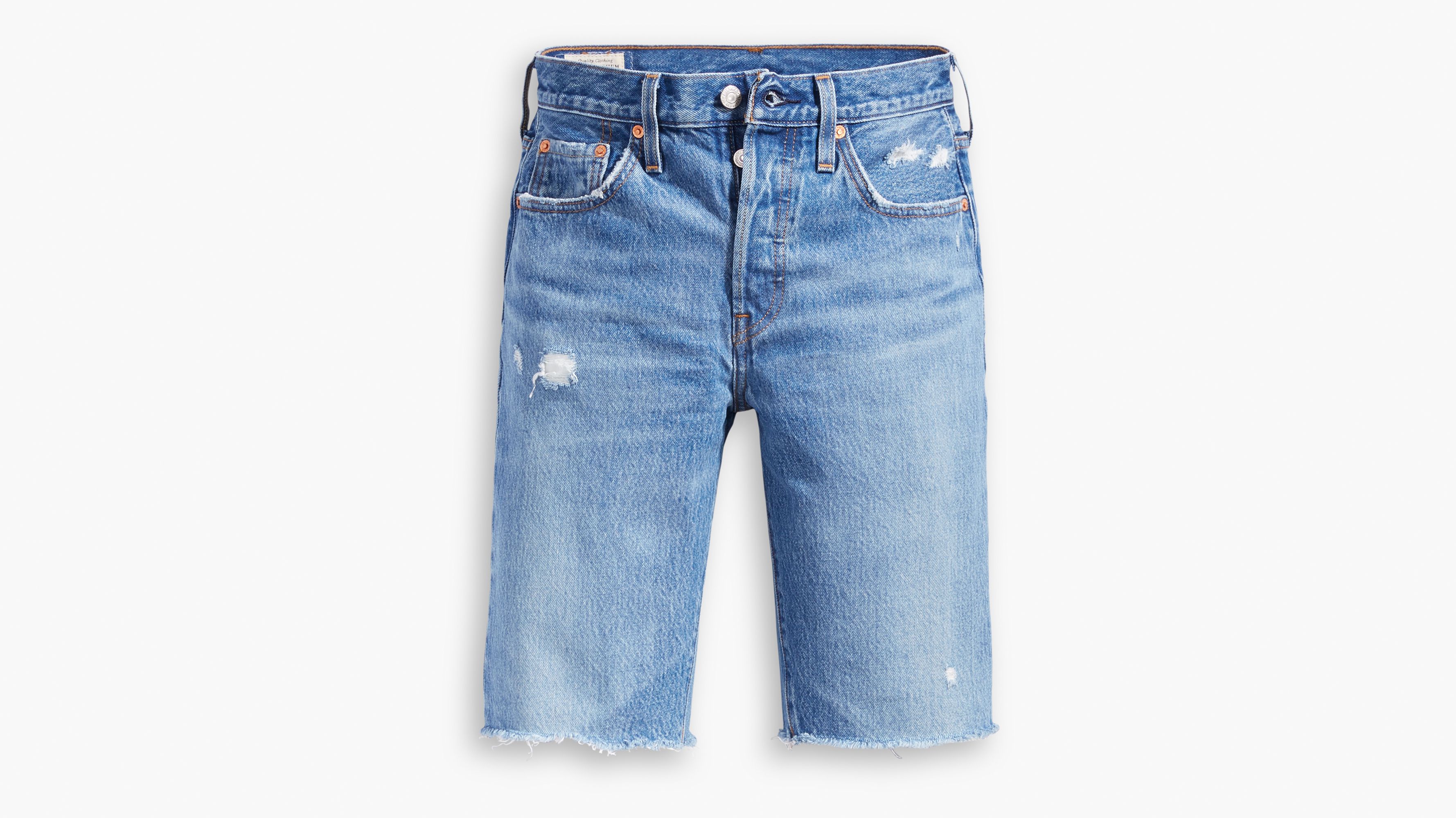 501® Long Womens Shorts - Medium Wash | Levi's® CA