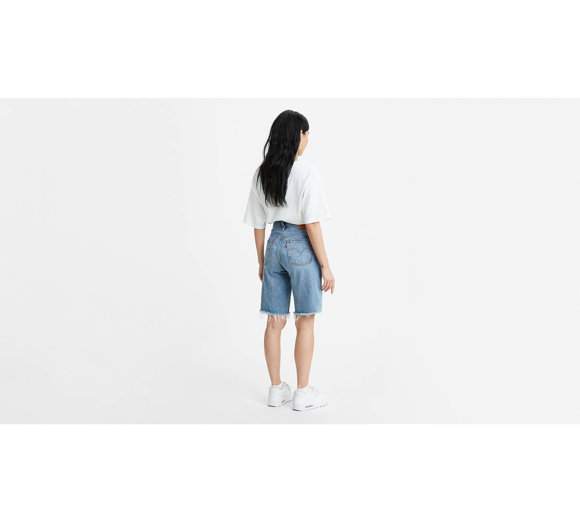 501® Long Women's Shorts - Dark Wash | Levi's® CA