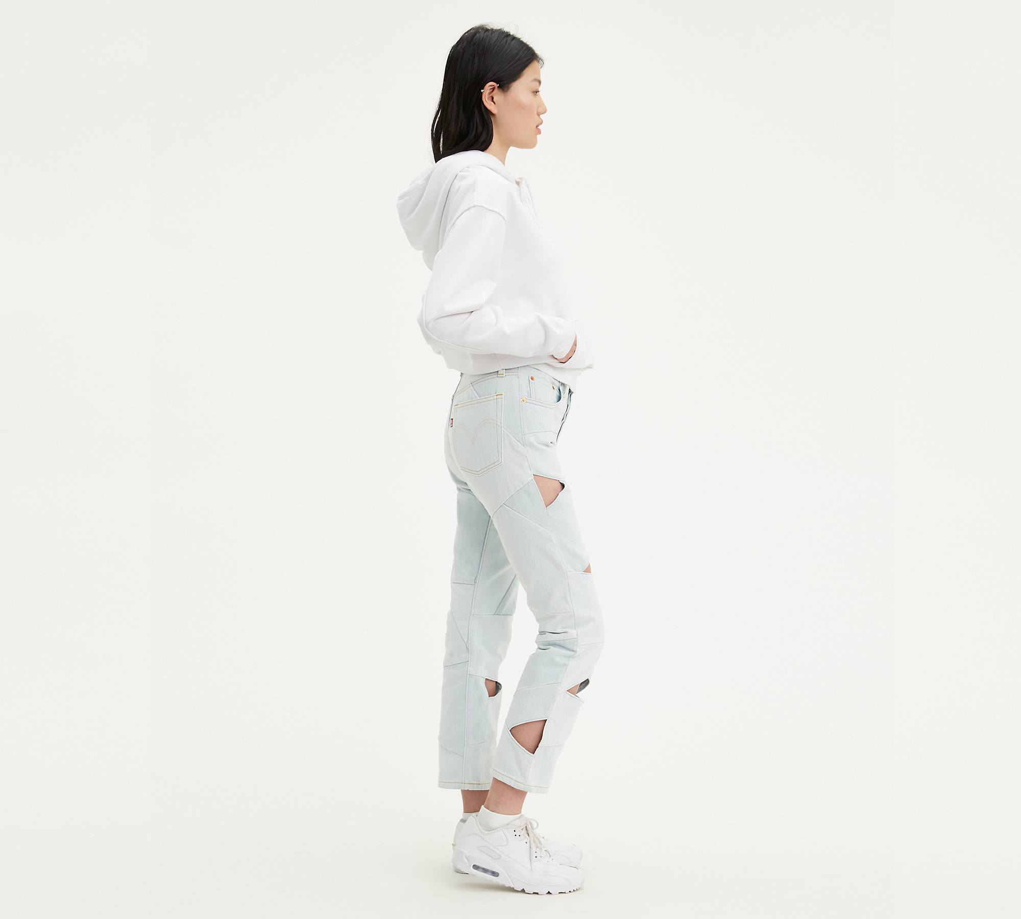 501® Original Pieced Denim Cropped Women's Jeans - Light Wash | Levi's® US